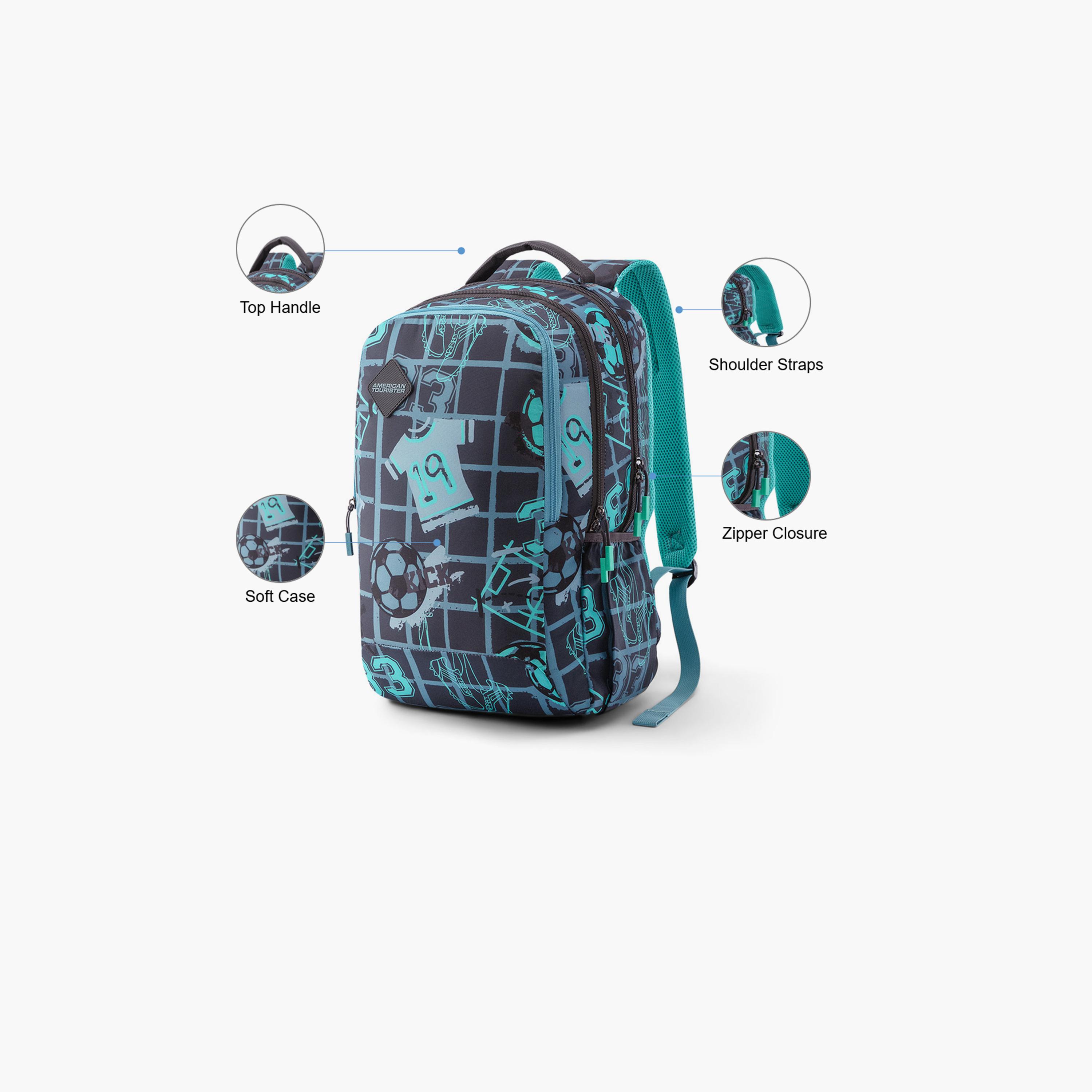 اميريكان توريستر- شنطة ظهر 31 لتر، بوليستر، أحزمة كتف قابلة للتعديل | LP308001-school-bagsandbackpacks-backpacks-image-3