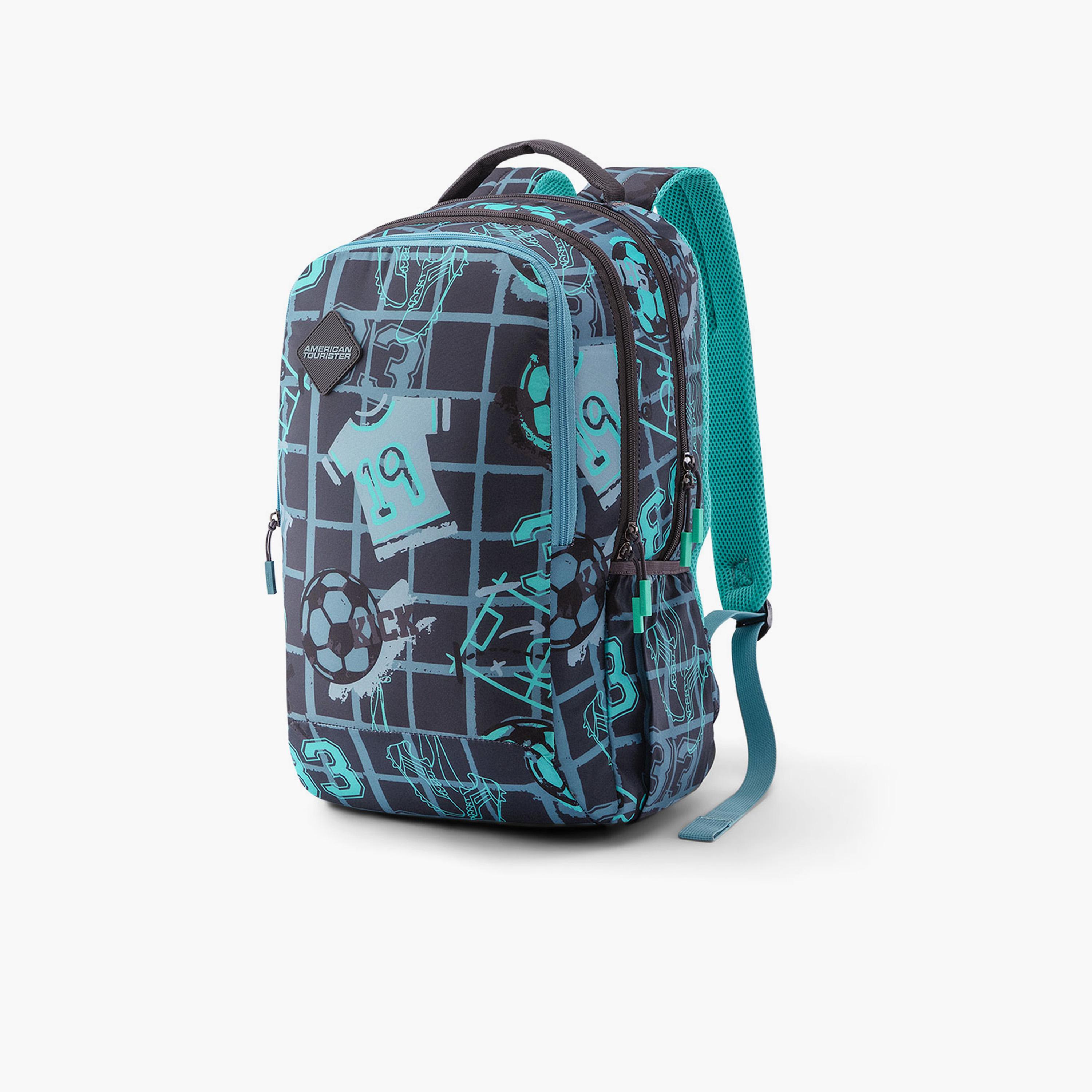American Tourister 31L Backpack, Polyester, Adjustable Shoulder Straps | LP308001-school-bagsandbackpacks-backpacks-image-4