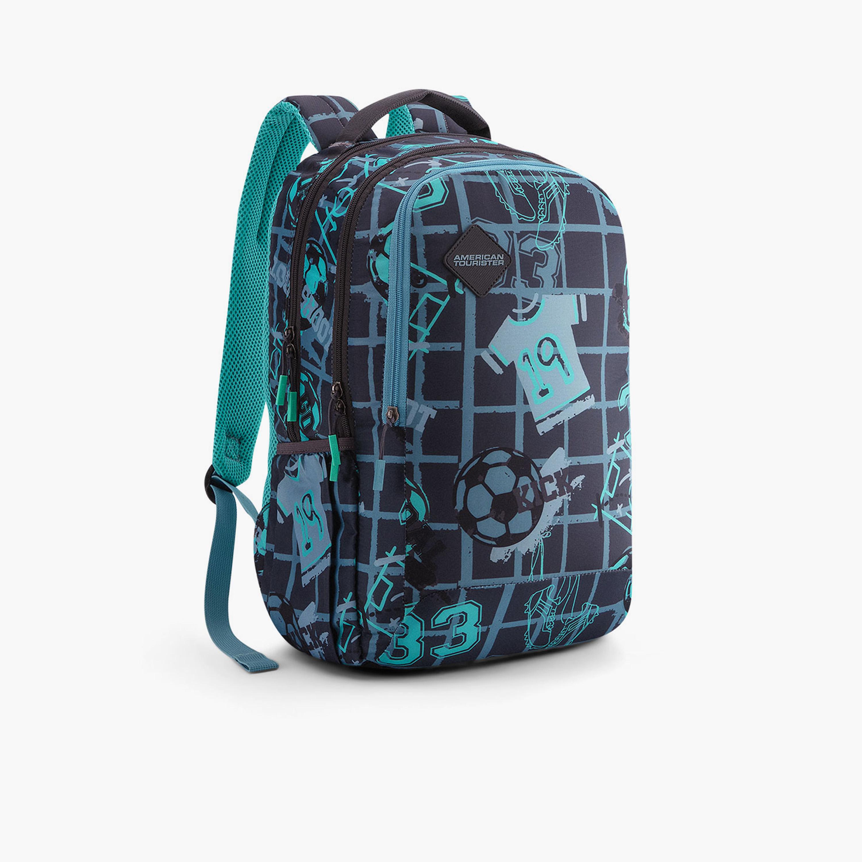 American Tourister 31L Backpack, Polyester, Adjustable Shoulder Straps | LP308001-school-bagsandbackpacks-backpacks-image-5