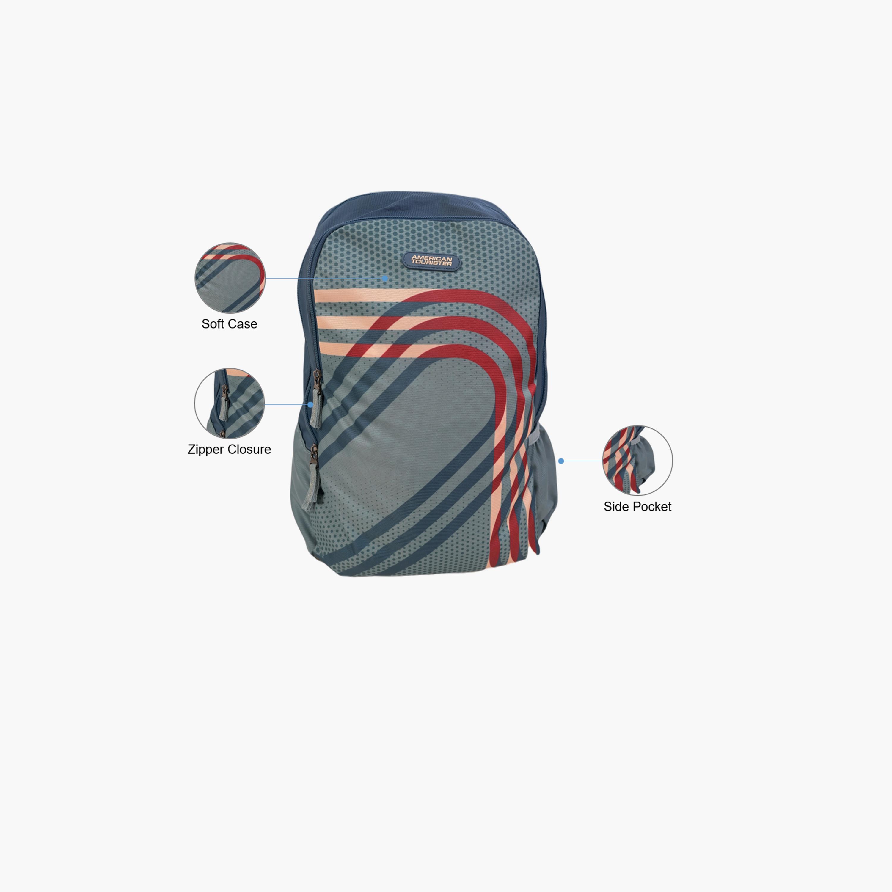 American Tourister 20L Backpack, Polyester, Adjustable Shoulder Straps | SL434001-school-bagsandbackpacks-backpacks-image-3