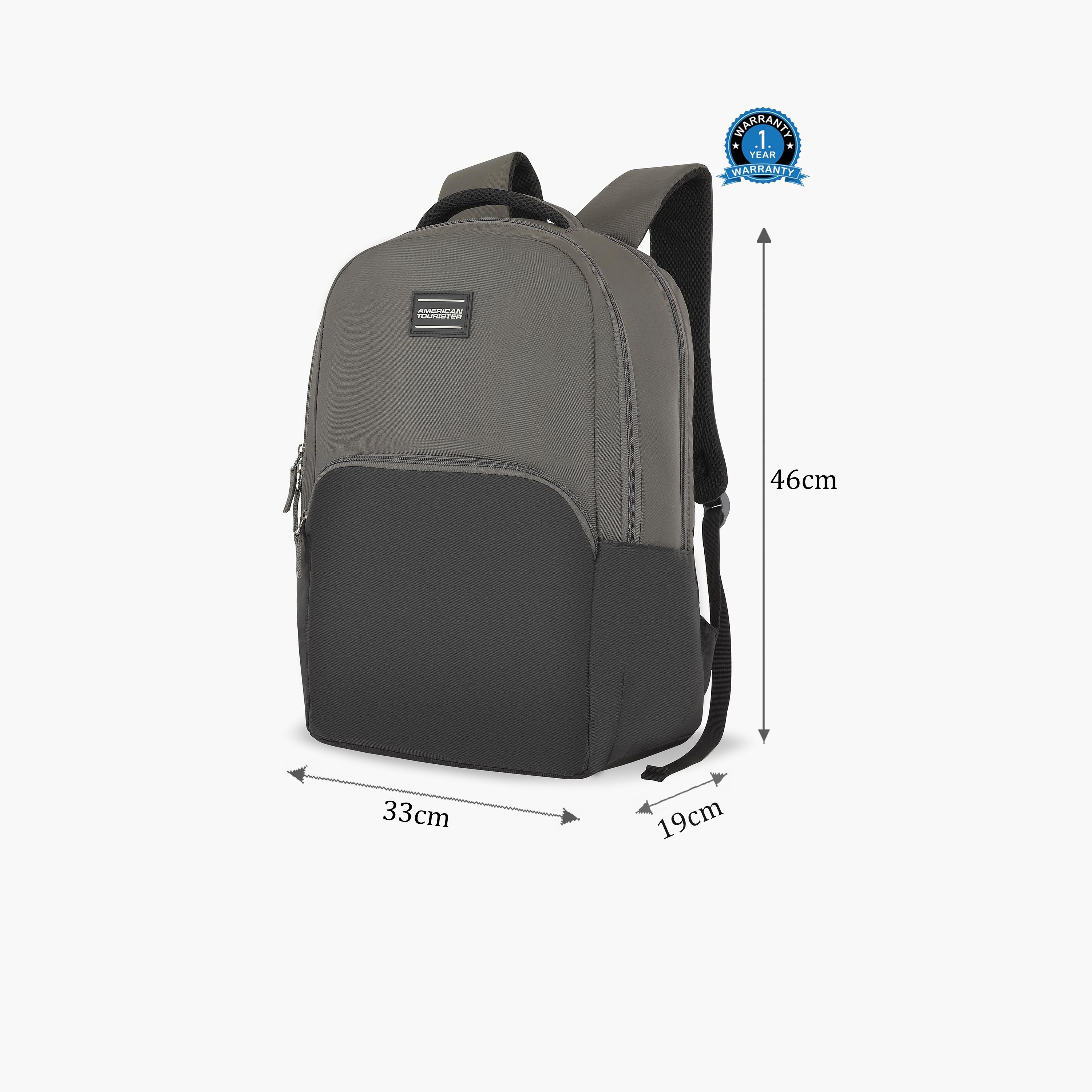 American Tourister 27L Backpack, Polyester, Adjustable Shoulder Straps | SH209002-school-bagsandbackpacks-backpacks-image-2