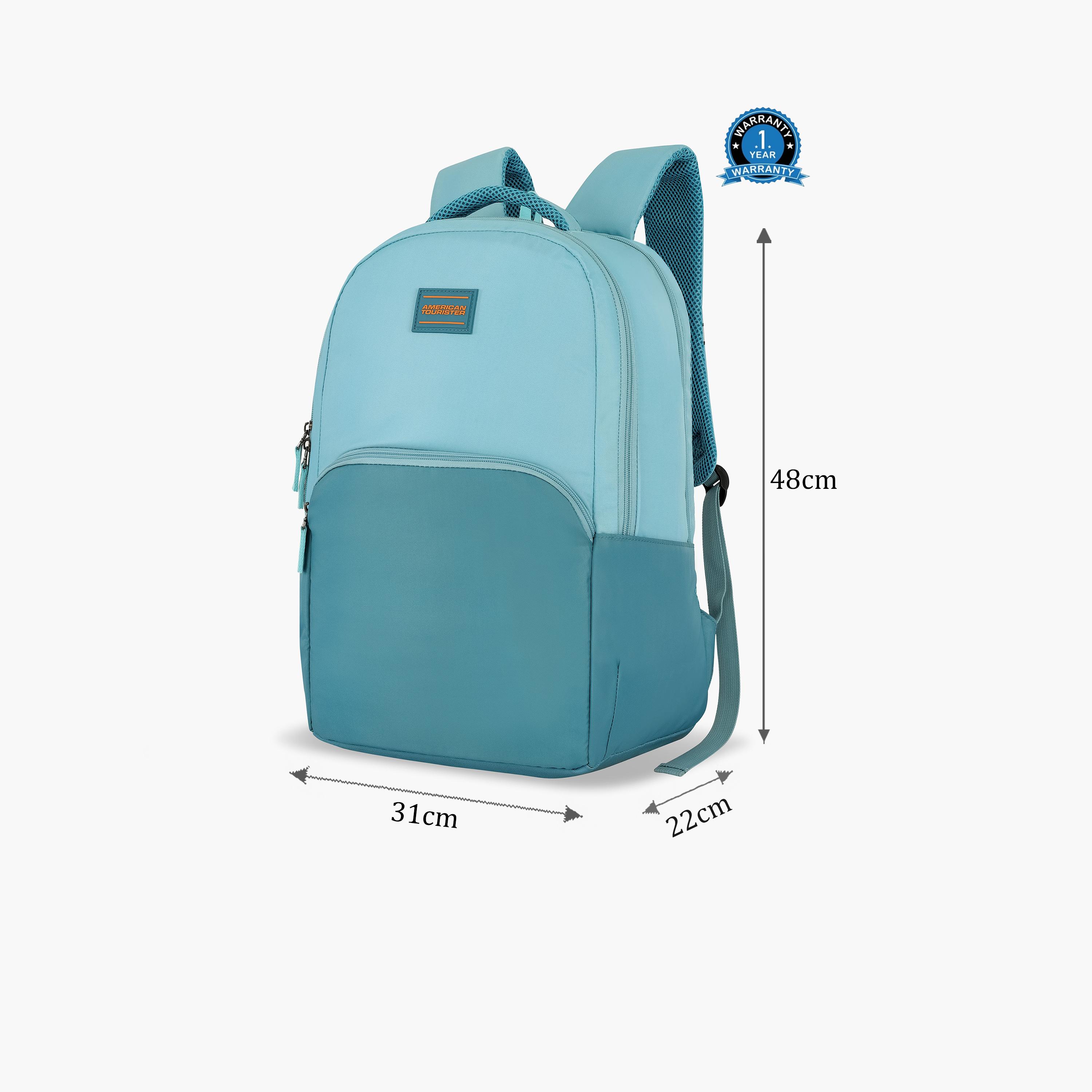 American Tourister 28L Backpack, Polyester, Adjustable Shoulder Straps | SH221002-school-bagsandbackpacks-backpacks-image-2