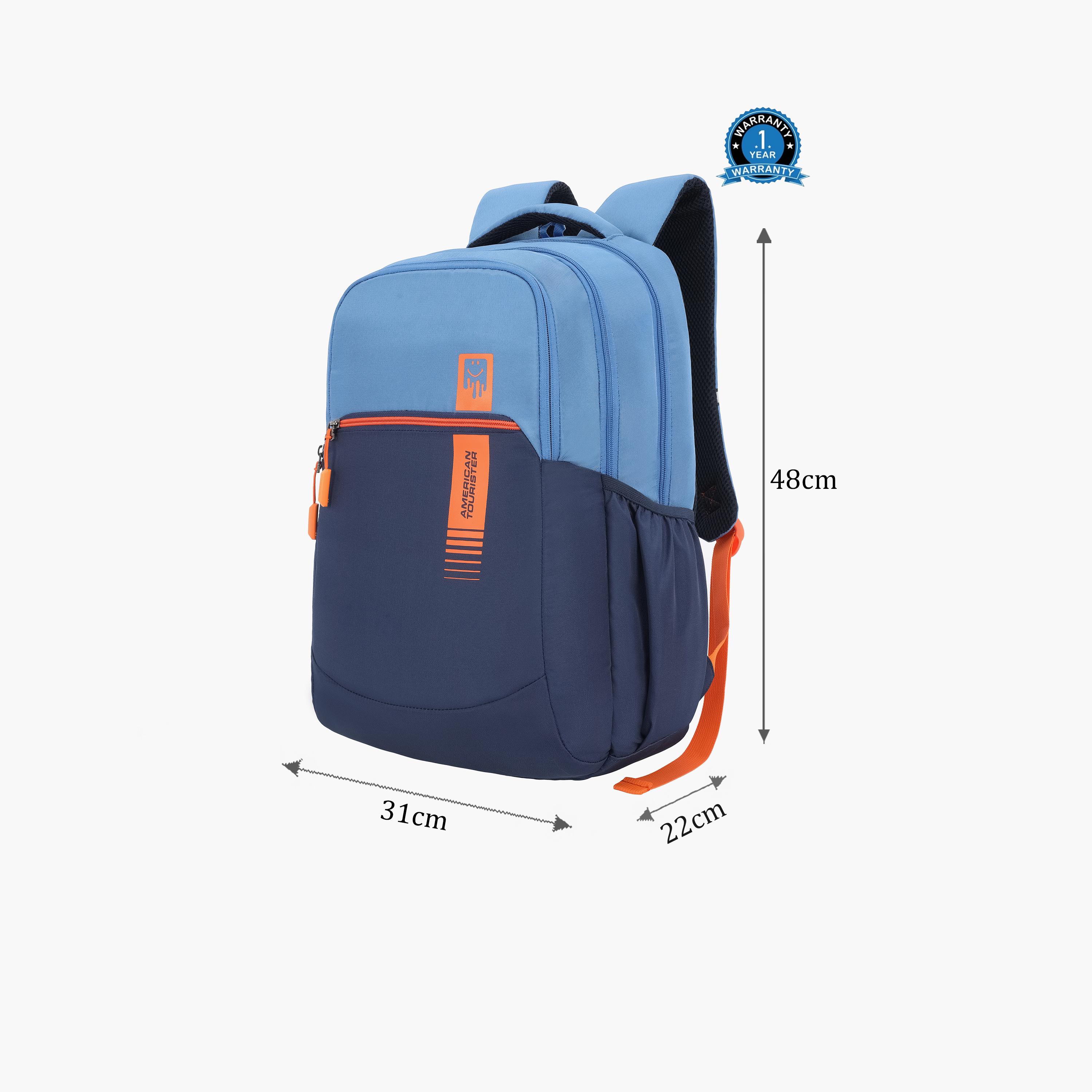 American Tourister 28L Backpack, Polyester, Adjustable Shoulder Straps | SF341001-school-bagsandbackpacks-backpacks-image-2