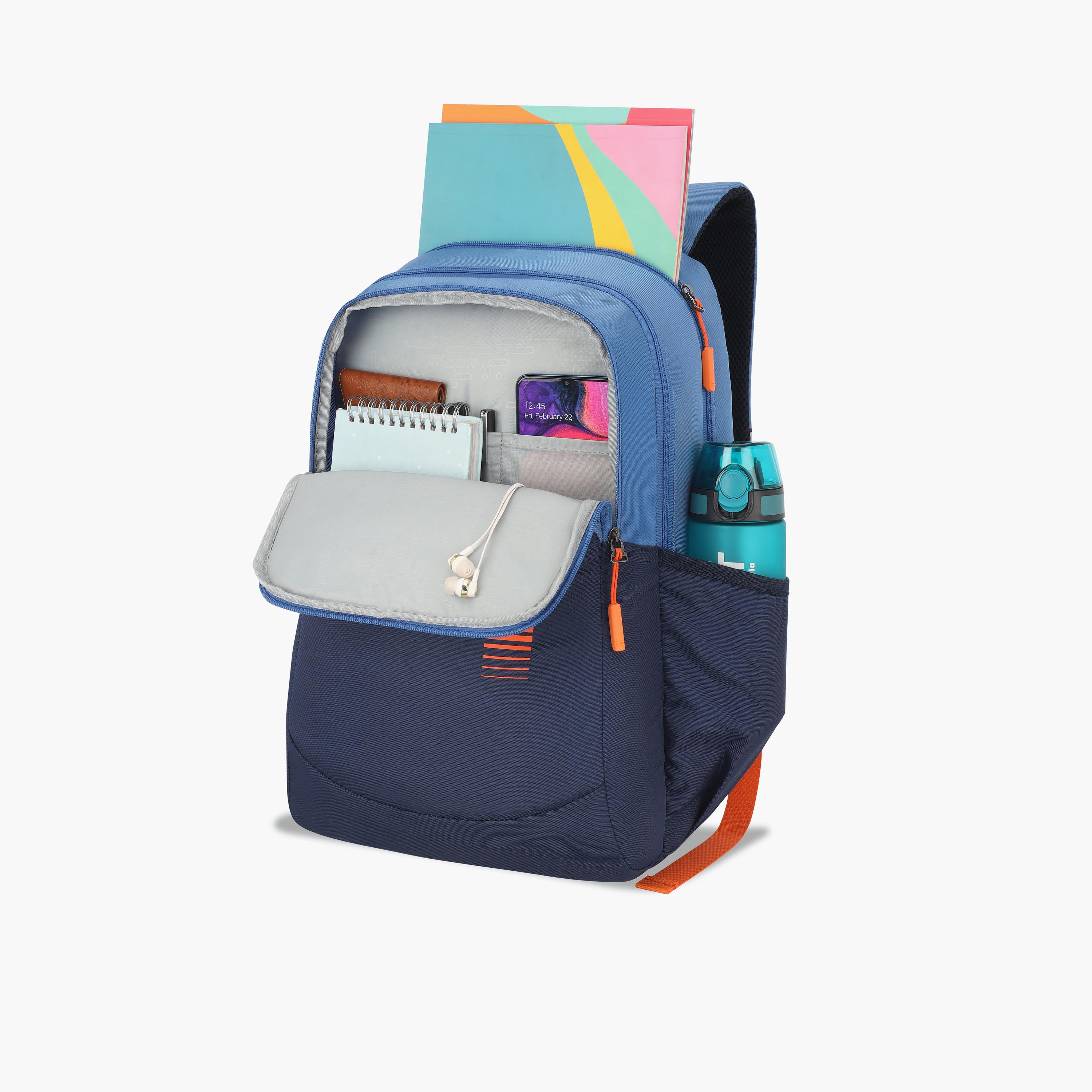 American Tourister 28L Backpack, Polyester, Adjustable Shoulder Straps | SF341001-school-bagsandbackpacks-backpacks-image-8