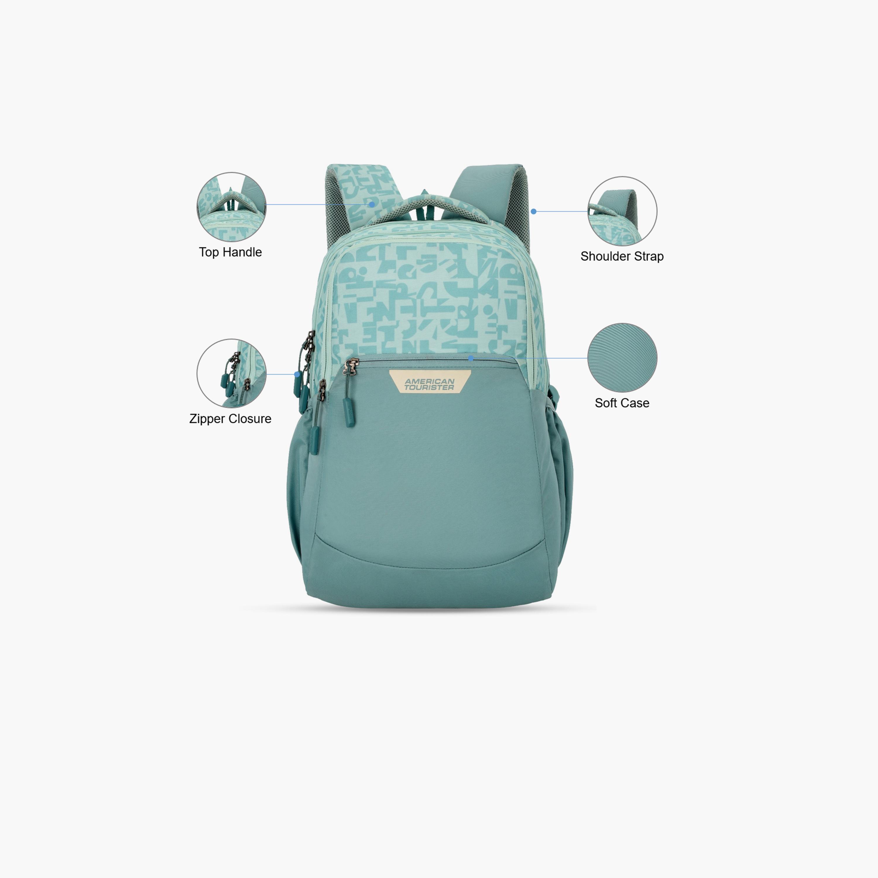 American Tourister 28L Backpack, Polyester, Adjustable Shoulder Straps | SF311002-school-bagsandbackpacks-backpacks-image-3