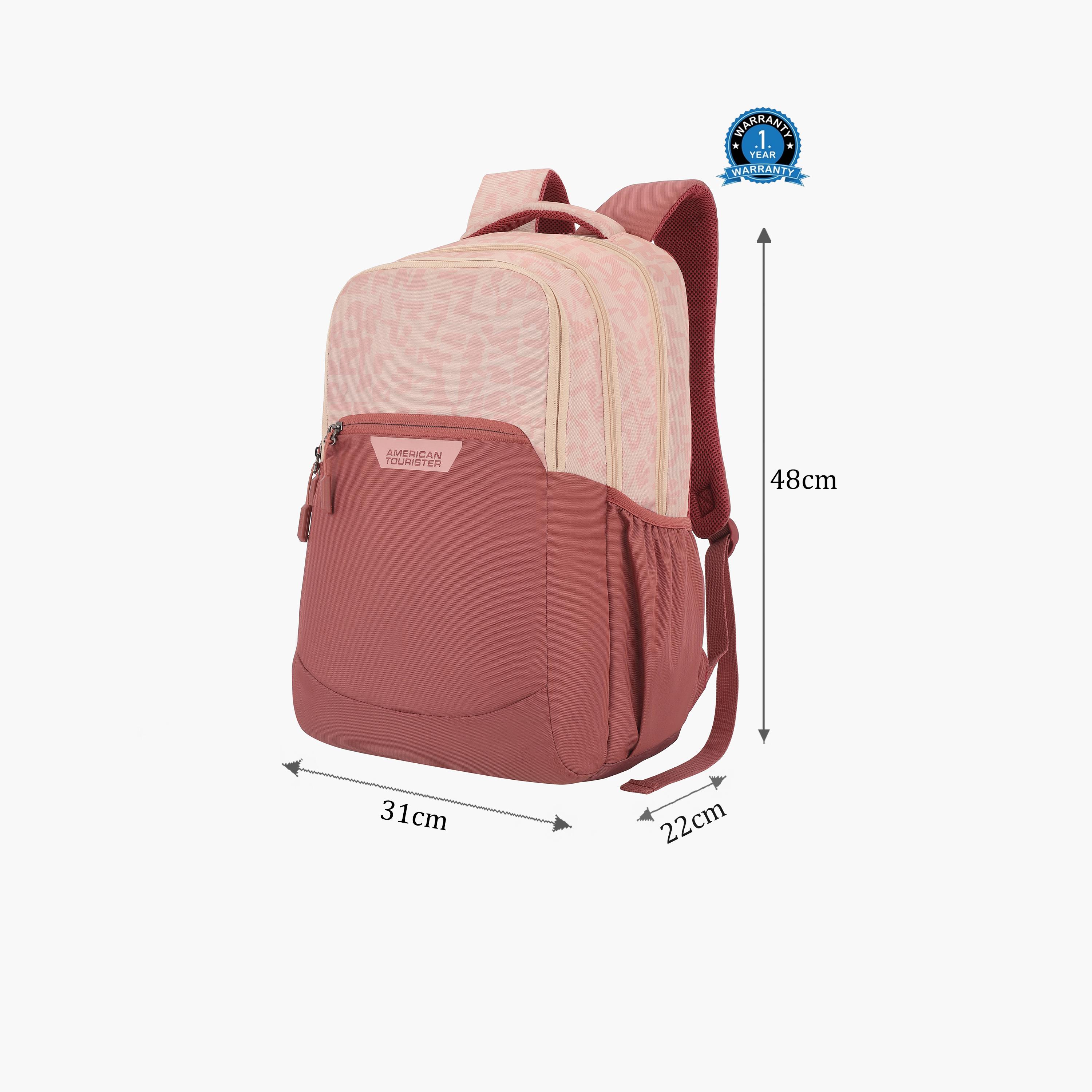 American Tourister 28L Backpack, Polyester, Adjustable Shoulder Straps | SF380002-school-bagsandbackpacks-backpacks-image-2