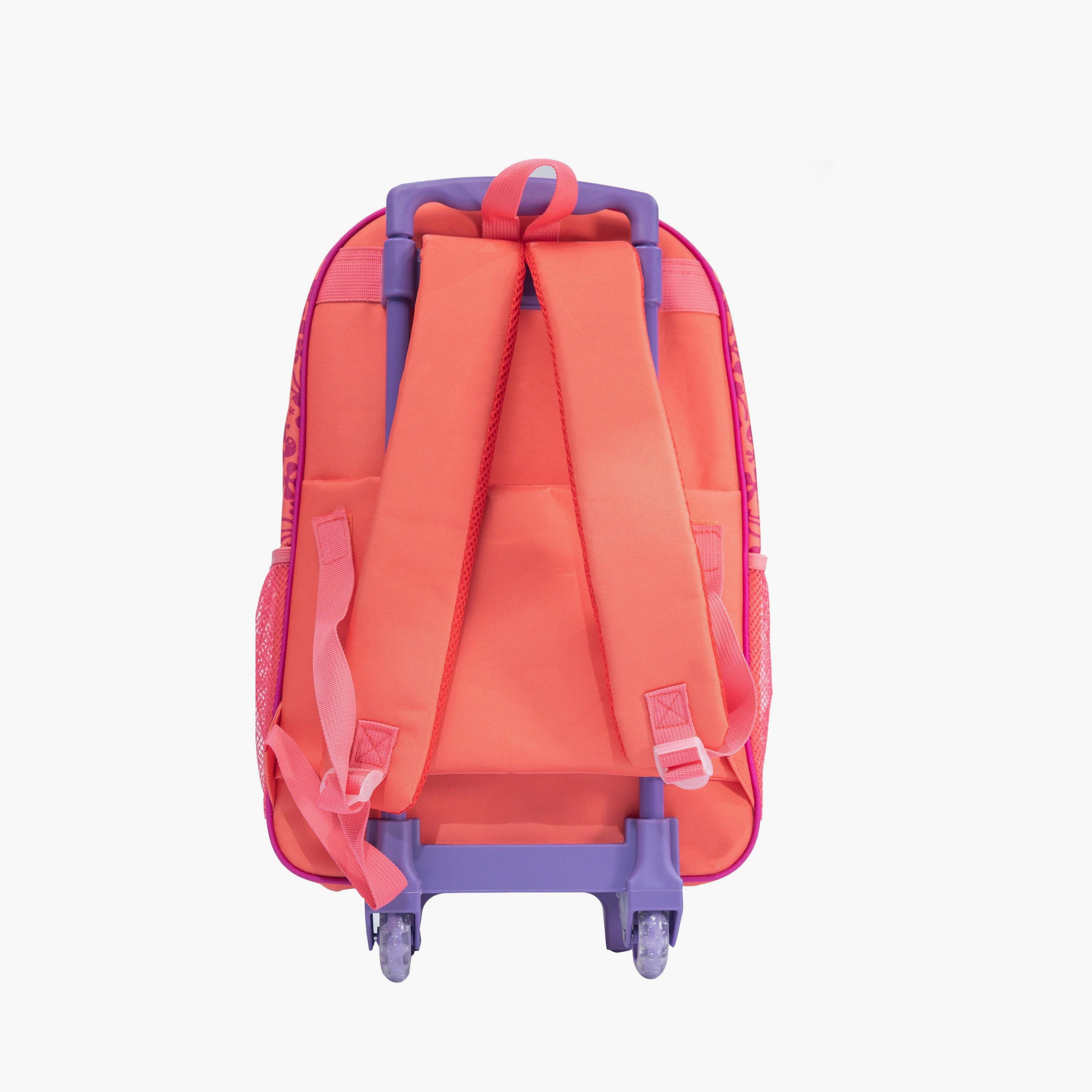 Sponge Bob 5- Piece Trolley Backpack Set - Orange - 18 Inch-school-bagsandbackpacks-trolleybags-image-3