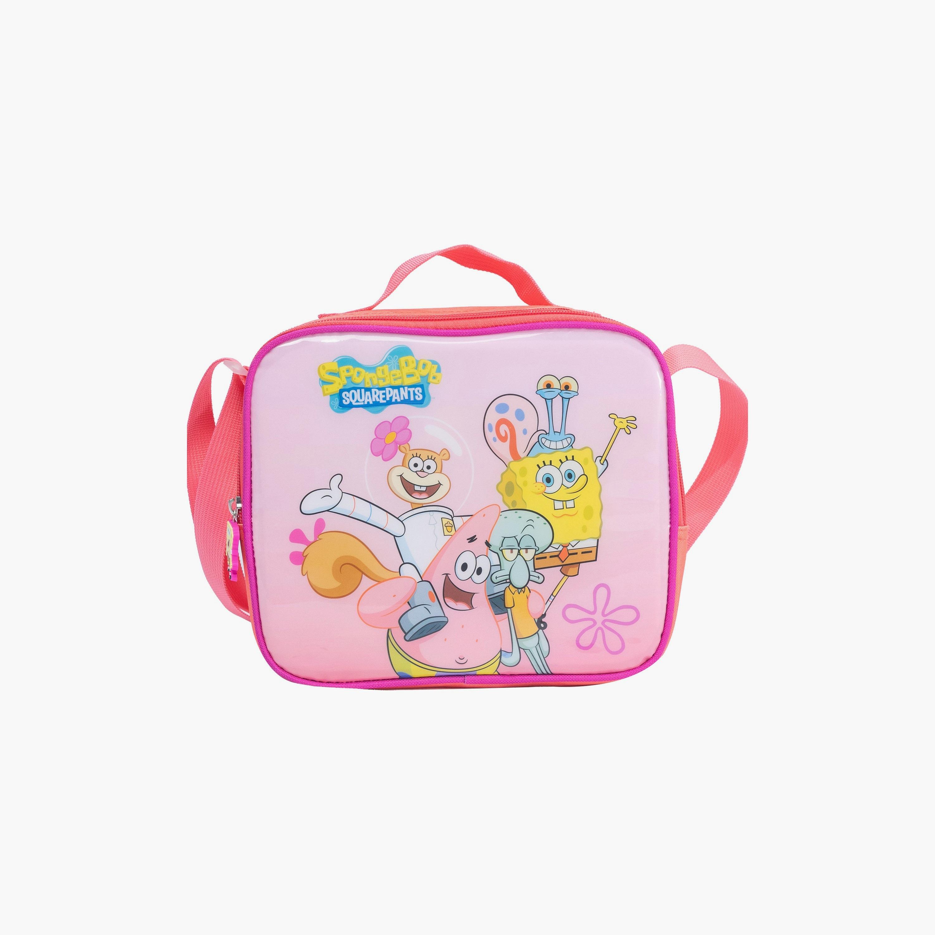 Sponge Bob 5- Piece Trolley Backpack Set - Orange - 18 Inch-school-bagsandbackpacks-trolleybags-image-4