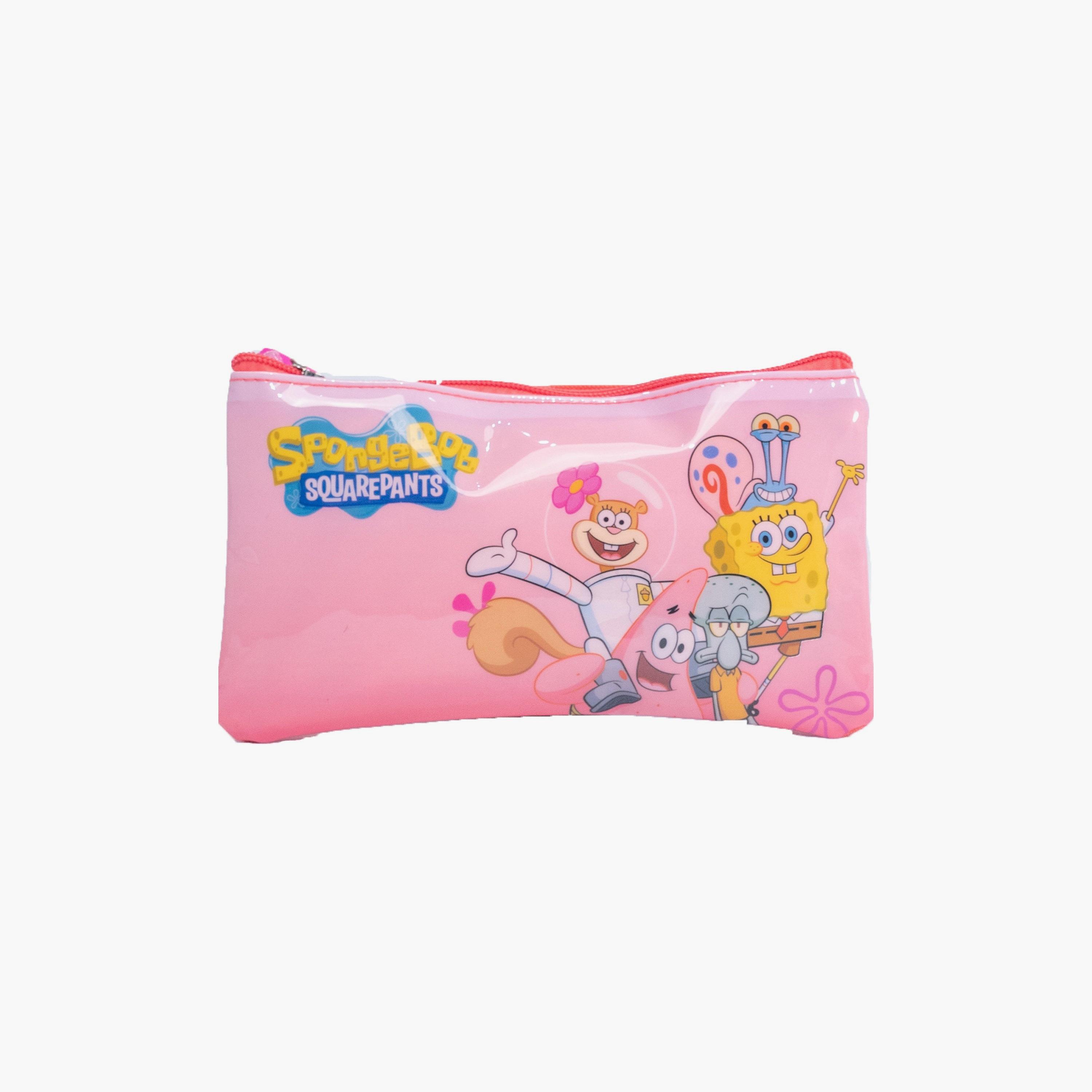 Sponge Bob 5- Piece Trolley Backpack Set - Orange - 18 Inch-school-bagsandbackpacks-trolleybags-image-5