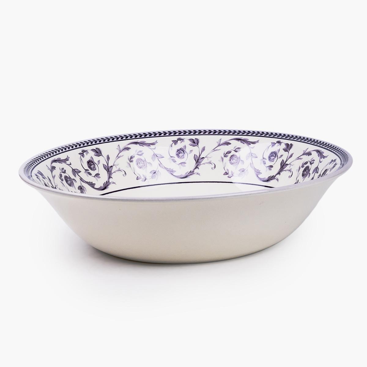 Claytan Callista 6-Piece Ceramic Salad Bowl Set - 17 cm