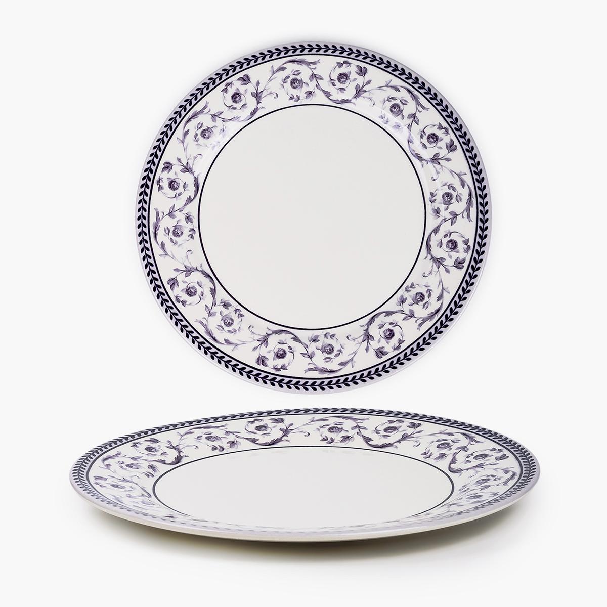 Claytan Callista 6-Piece Ceramic Salad Plate Set - 21 cm