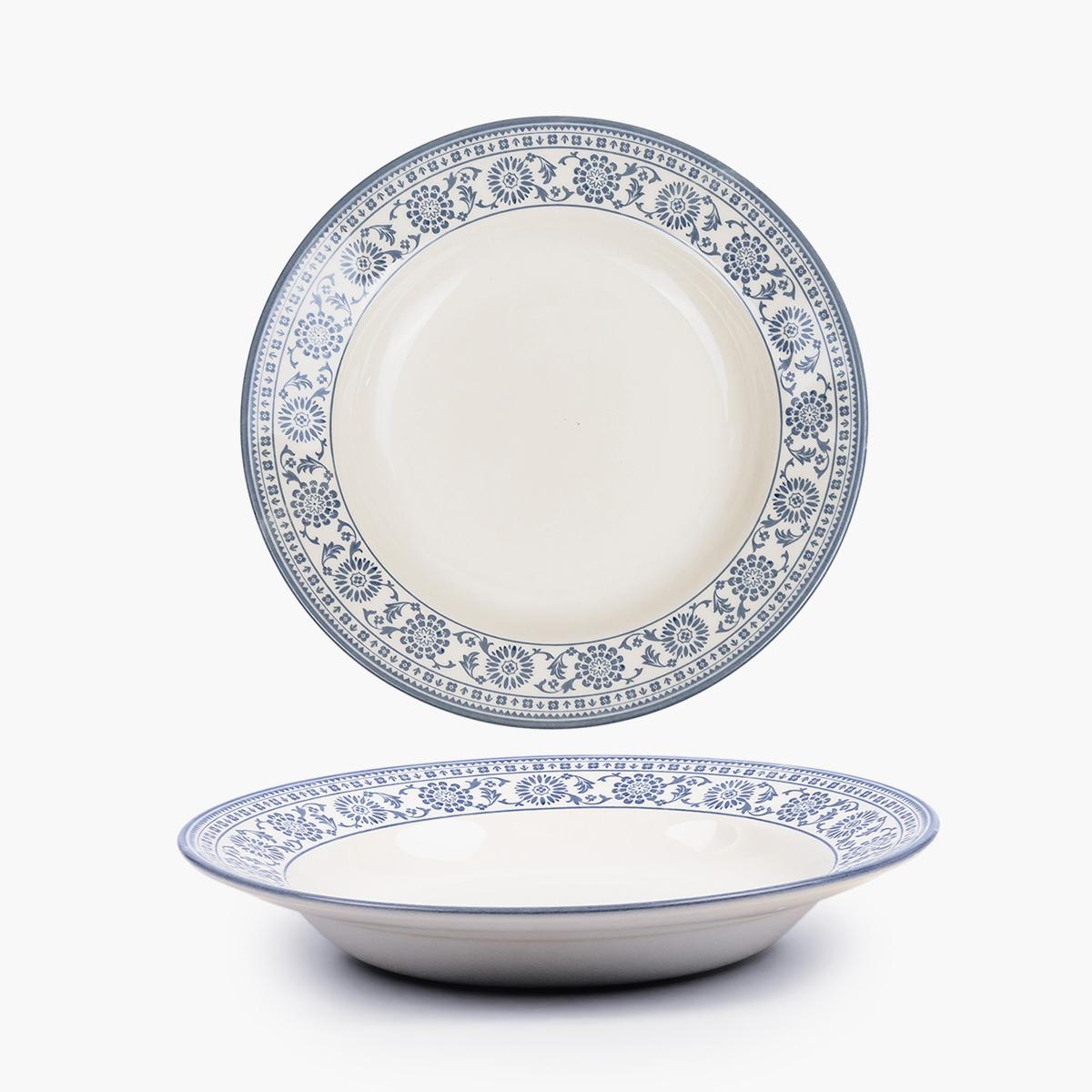 Claytan Plethora 6-Piece Ceramic Salad Plate Set - 20 cm