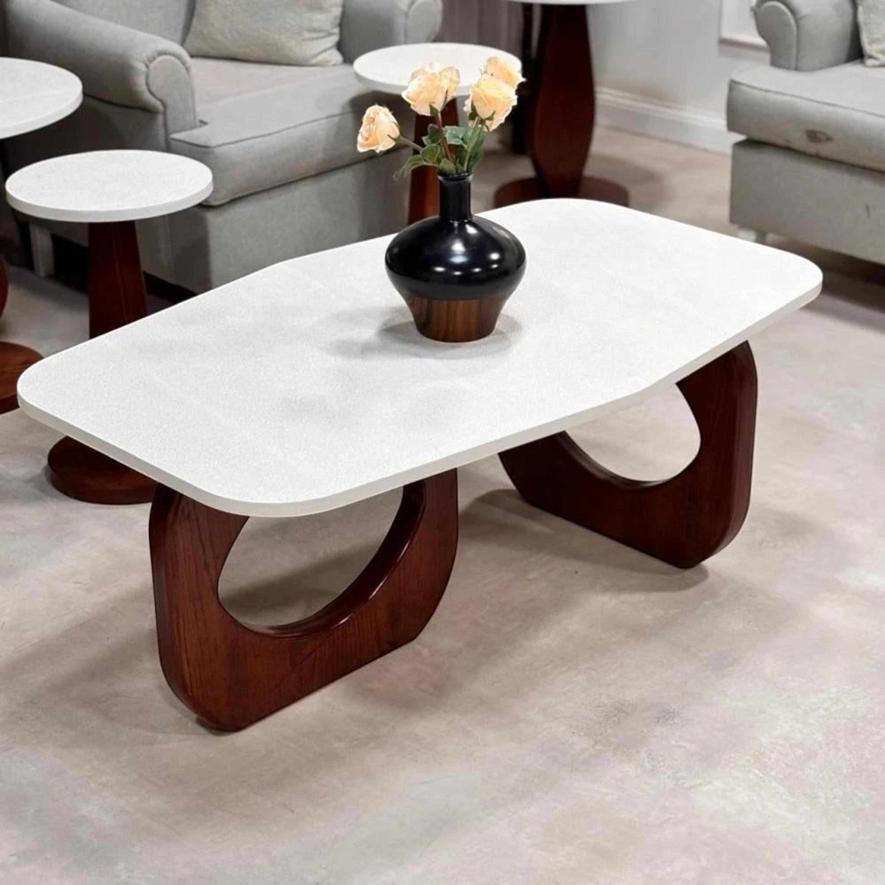 Wooden Top 7-Piece Coffee Table and Side Table Set-furniture-livingroom-coffeetables-image-2