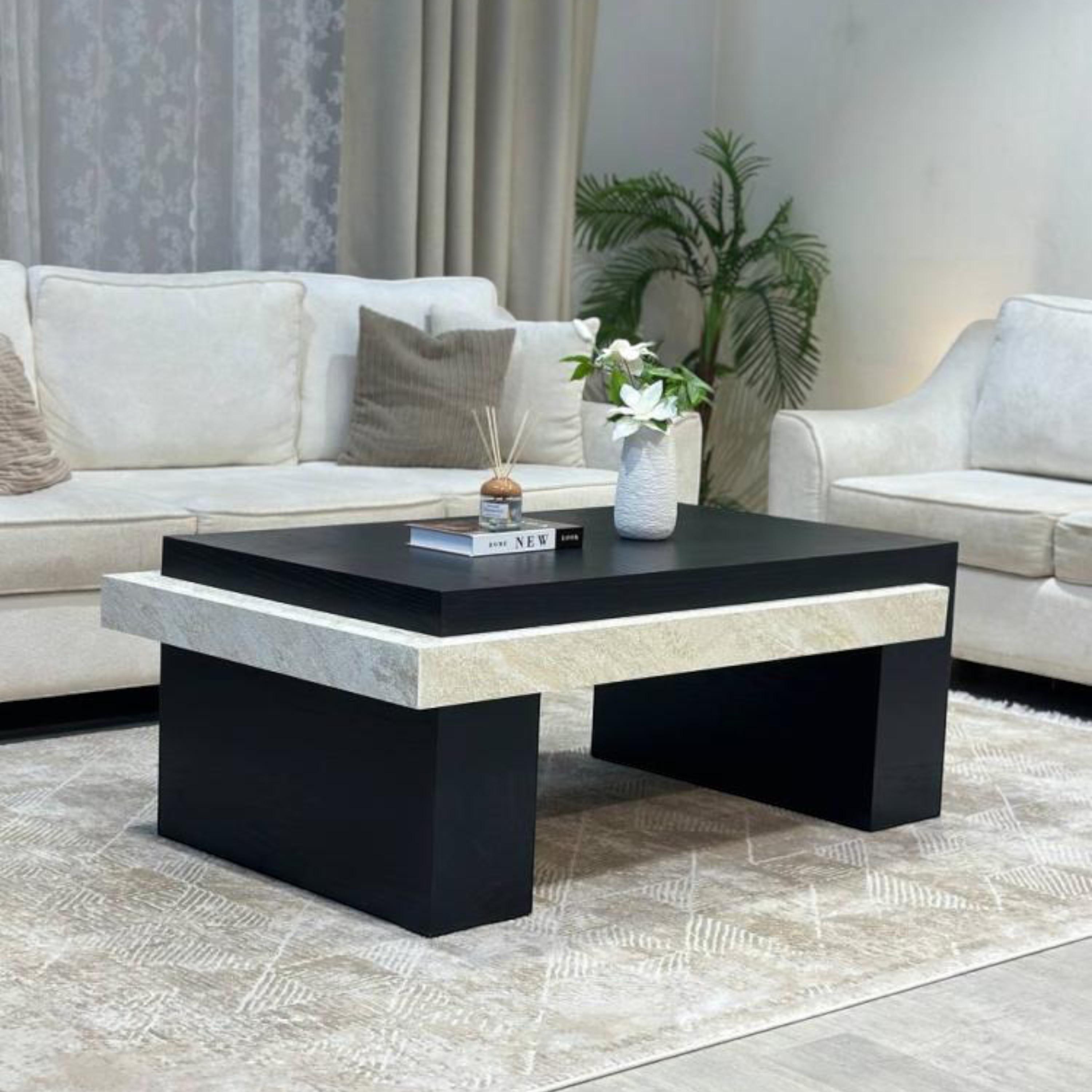 Wooden Top Coffee Table - 130x70x50 cms-furniture-livingroom-coffeetables-image-3