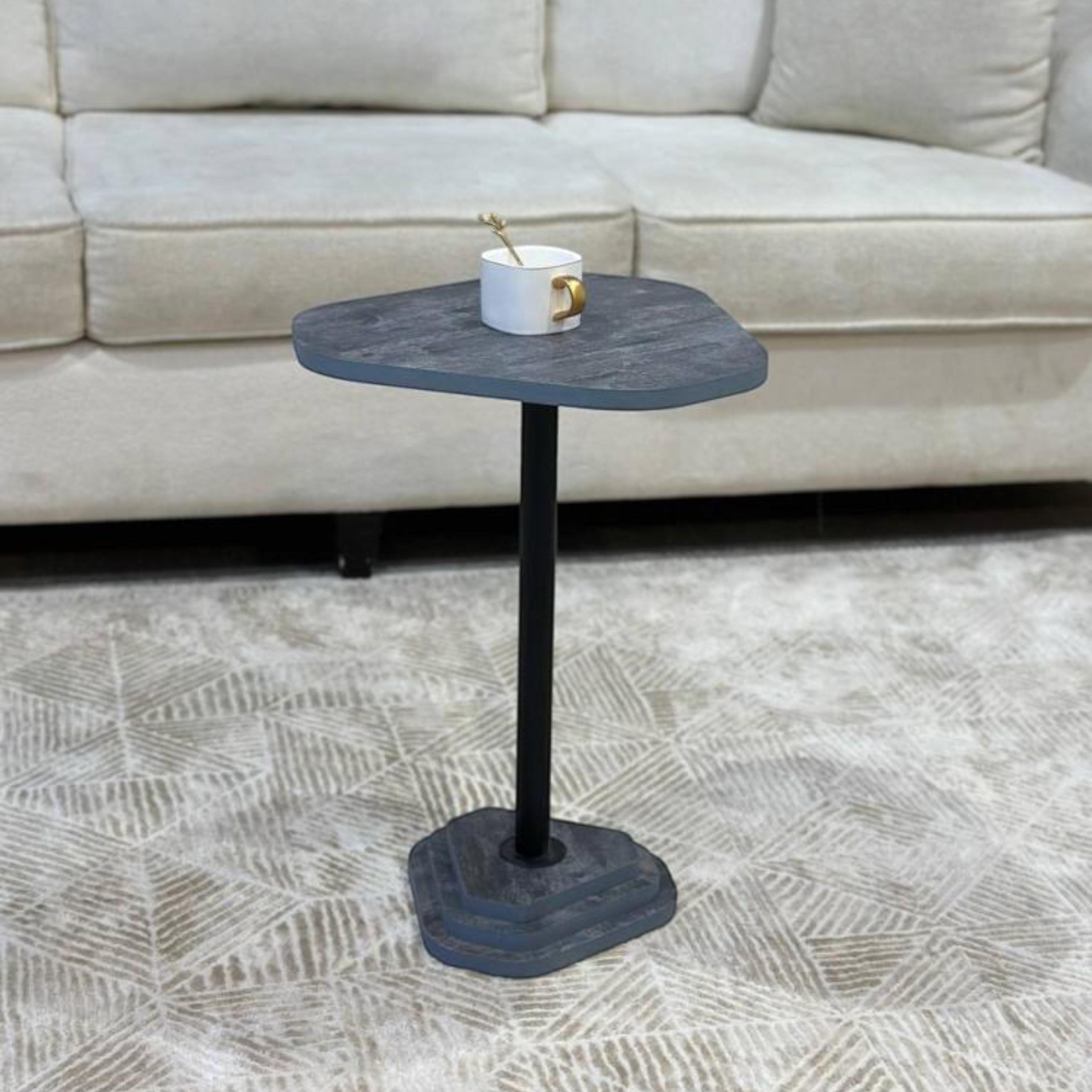 Wooden Top Side Table - 40x37x54 cm-furniture-livingroom-sideandendtables-image-3