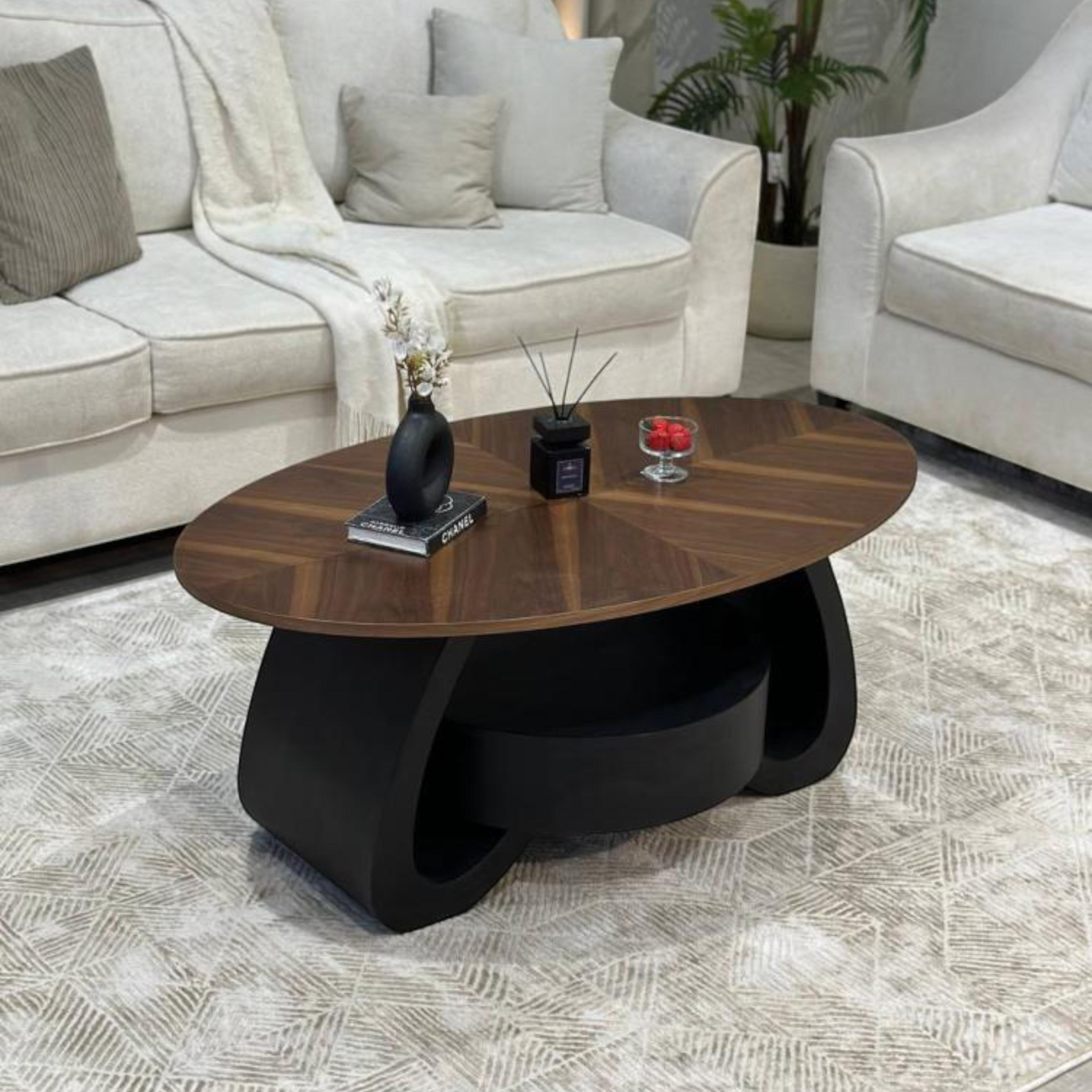 Wooden Top 7-Piece Coffee Table and Side Table Set-furniture-livingroom-coffeetables-image-2