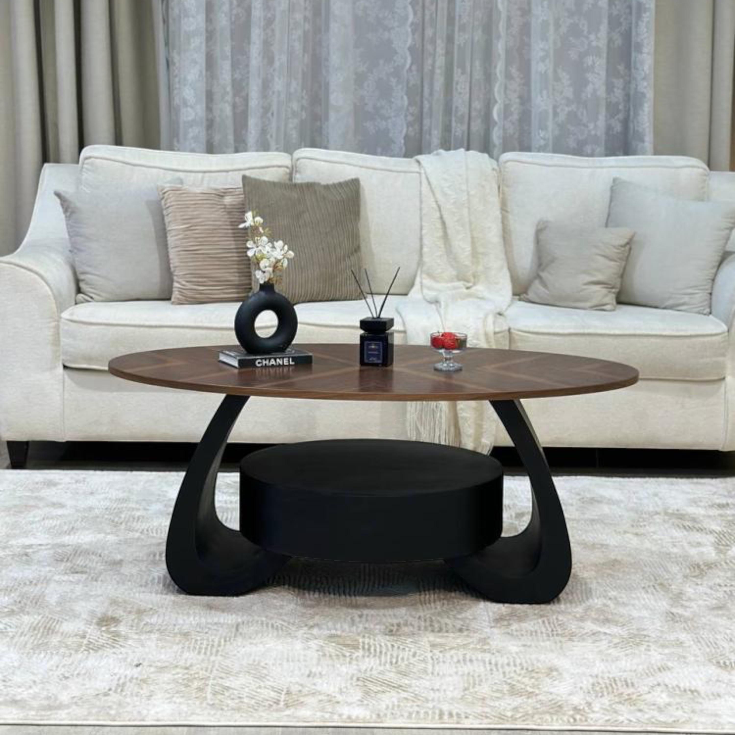 Wooden Top 7-Piece Coffee Table and Side Table Set-furniture-livingroom-coffeetables-image-3