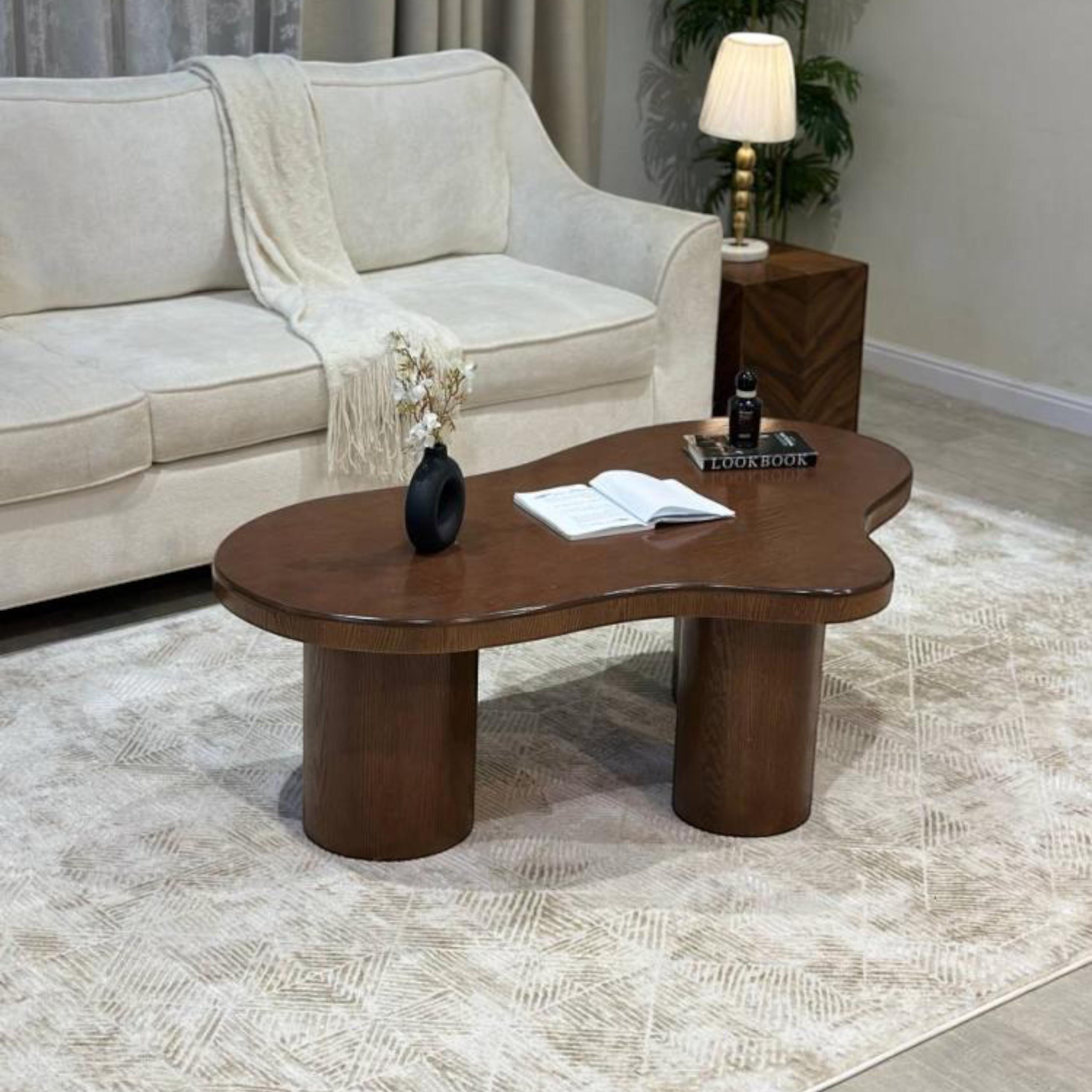 Wooden Top Coffee Table - 120x70x50 cms-furniture-livingroom-coffeetables-image-1