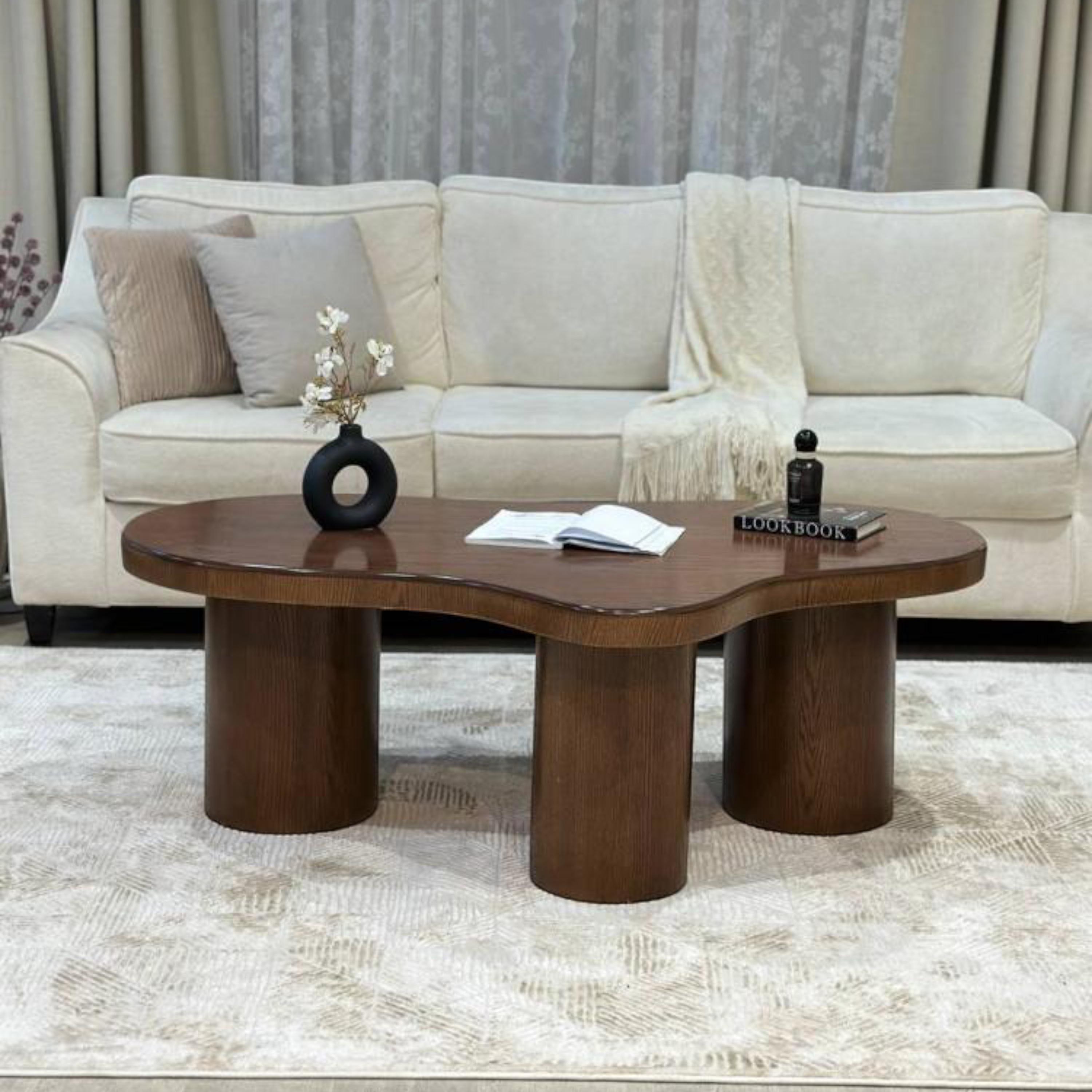 Wooden Top Coffee Table - 120x70x50 cms-furniture-livingroom-coffeetables-image-2