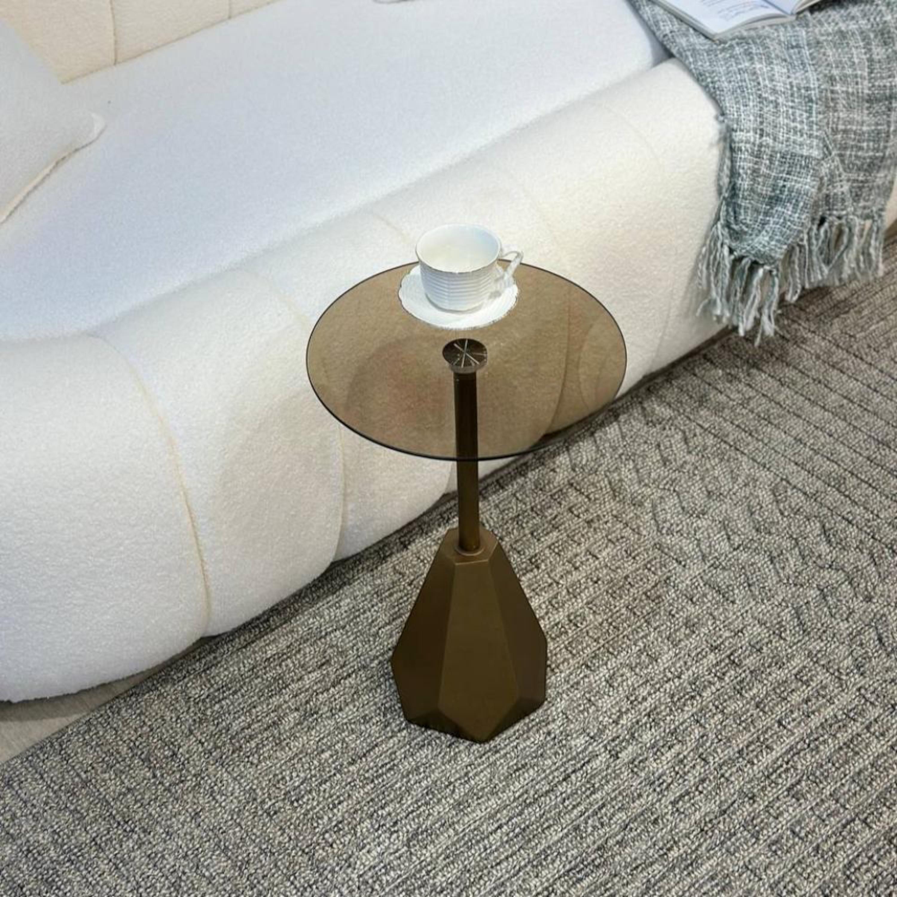 Glass Top Side Table - 35x35x55 cm-furniture-livingroom-sideandendtables-image-4