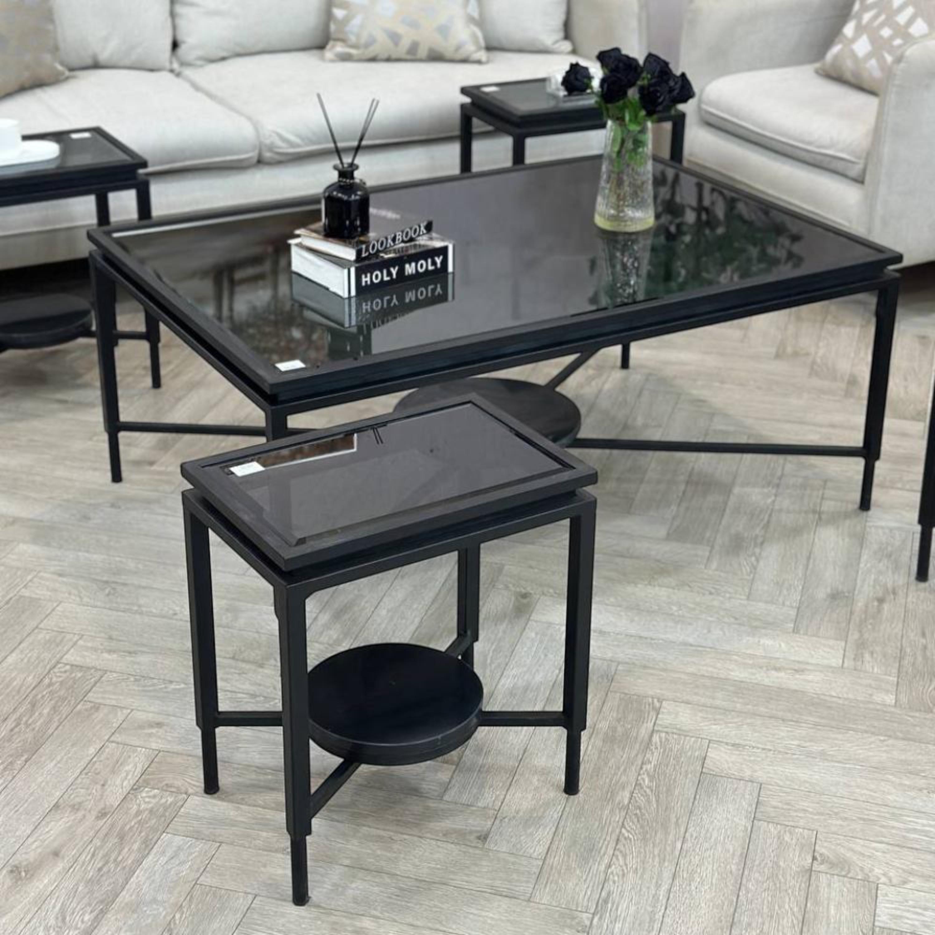Glass Top 5-Piece Table Set-furniture-livingroom-coffeetables-image-2
