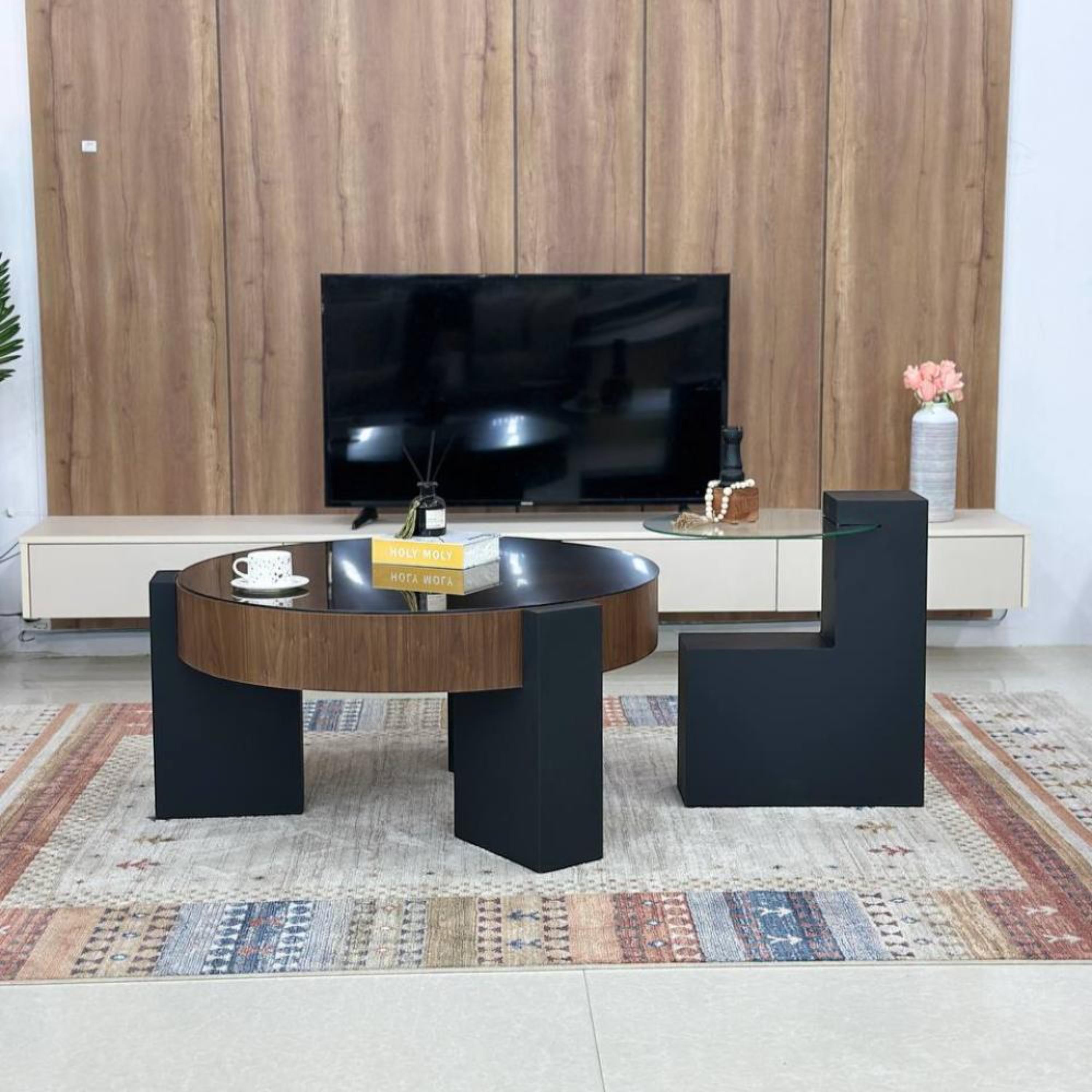 Glass Top 2-Piece  Table Set-furniture-livingroom-coffeetables-image-2