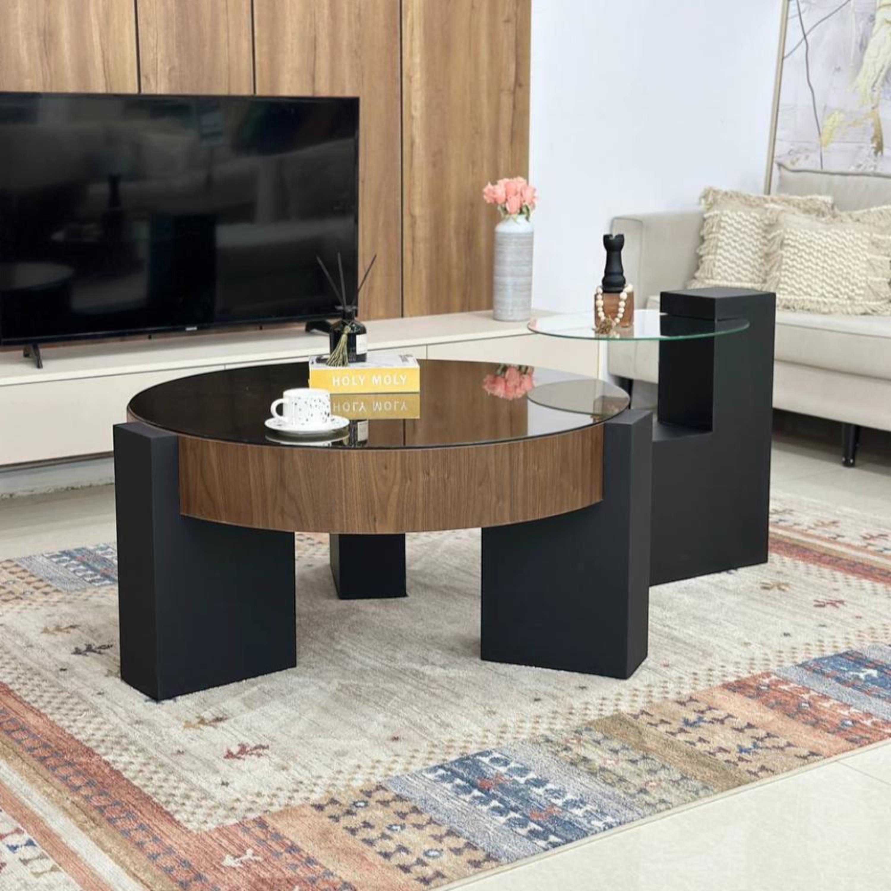 Glass Top 2-Piece  Table Set-furniture-livingroom-coffeetables-image-3