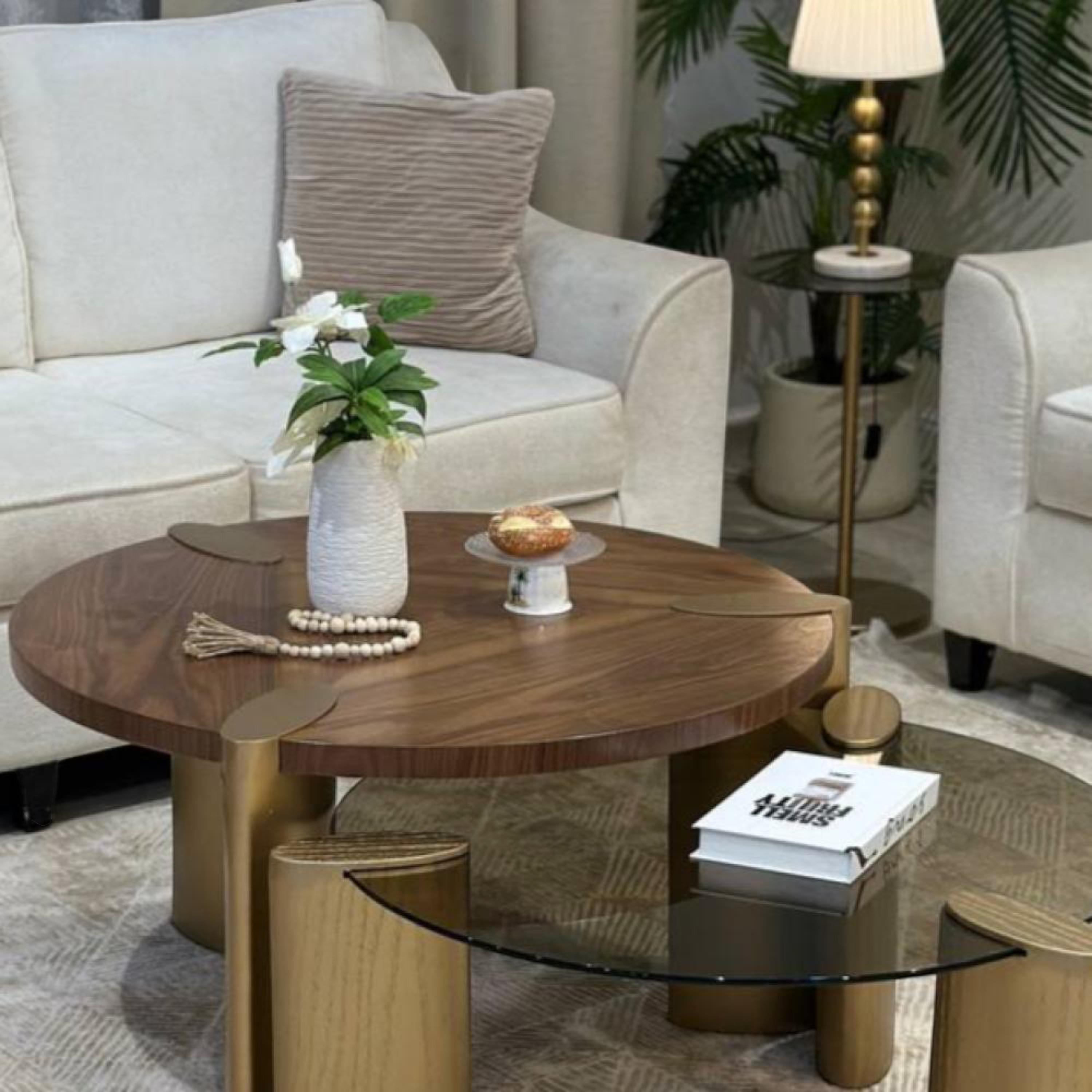 Wooden Top 6-Piece Table Set-furniture-livingroom-coffeetables-image-4