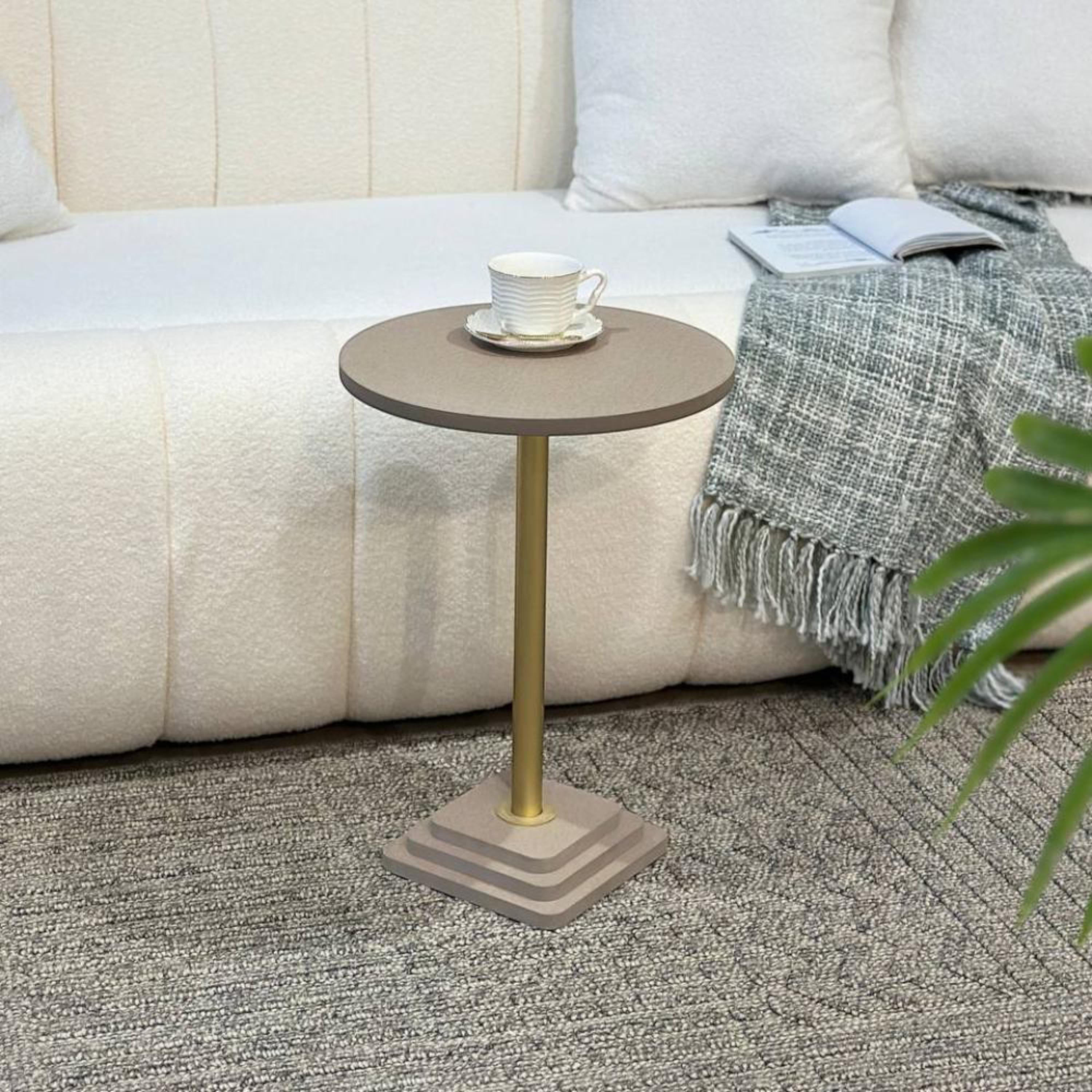 Round Accent Table - 38x38x54 cms-furniture-livingroom-sideandendtables-image-2