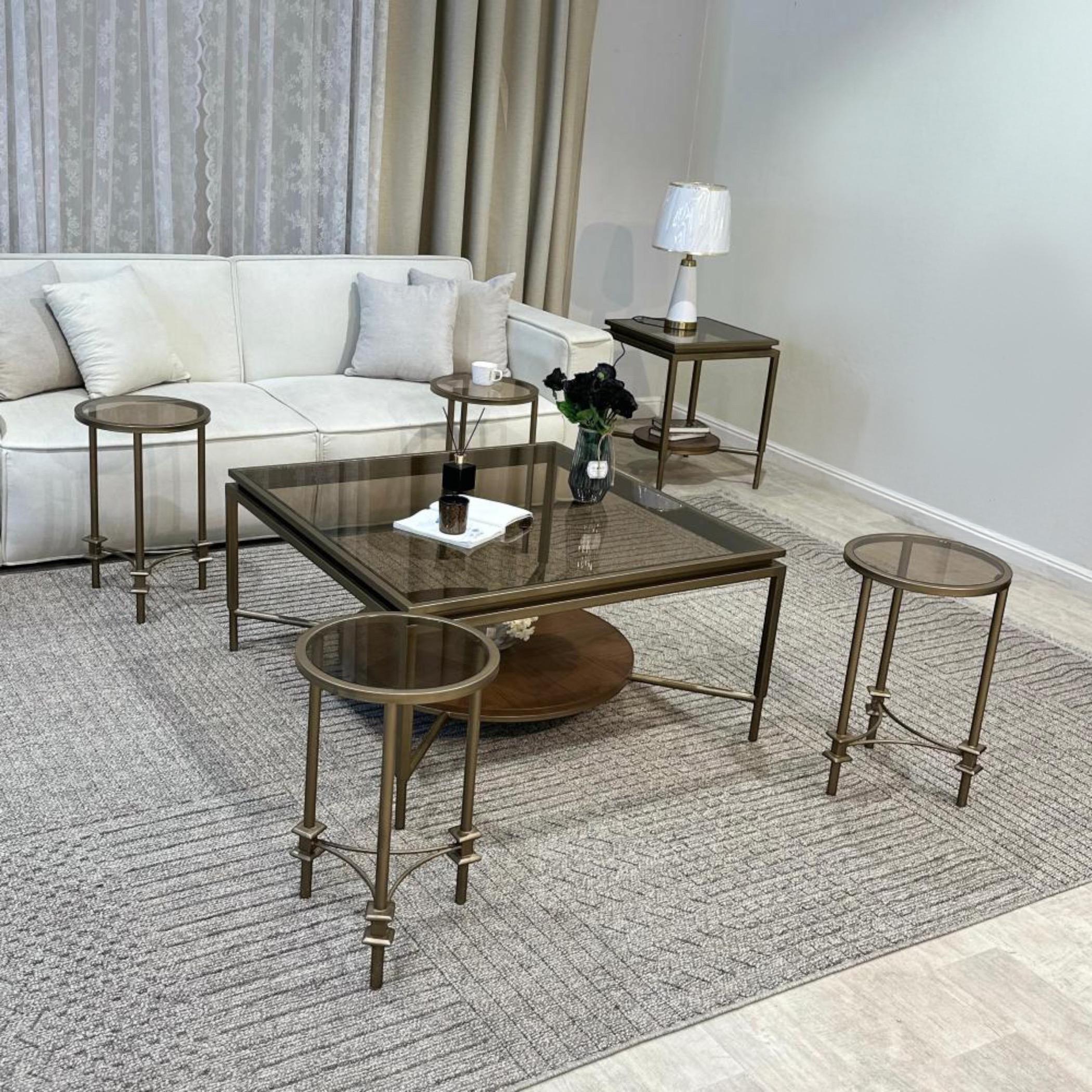 Glass Top 5-Piece Table Set-furniture-livingroom-coffeetables-image-2