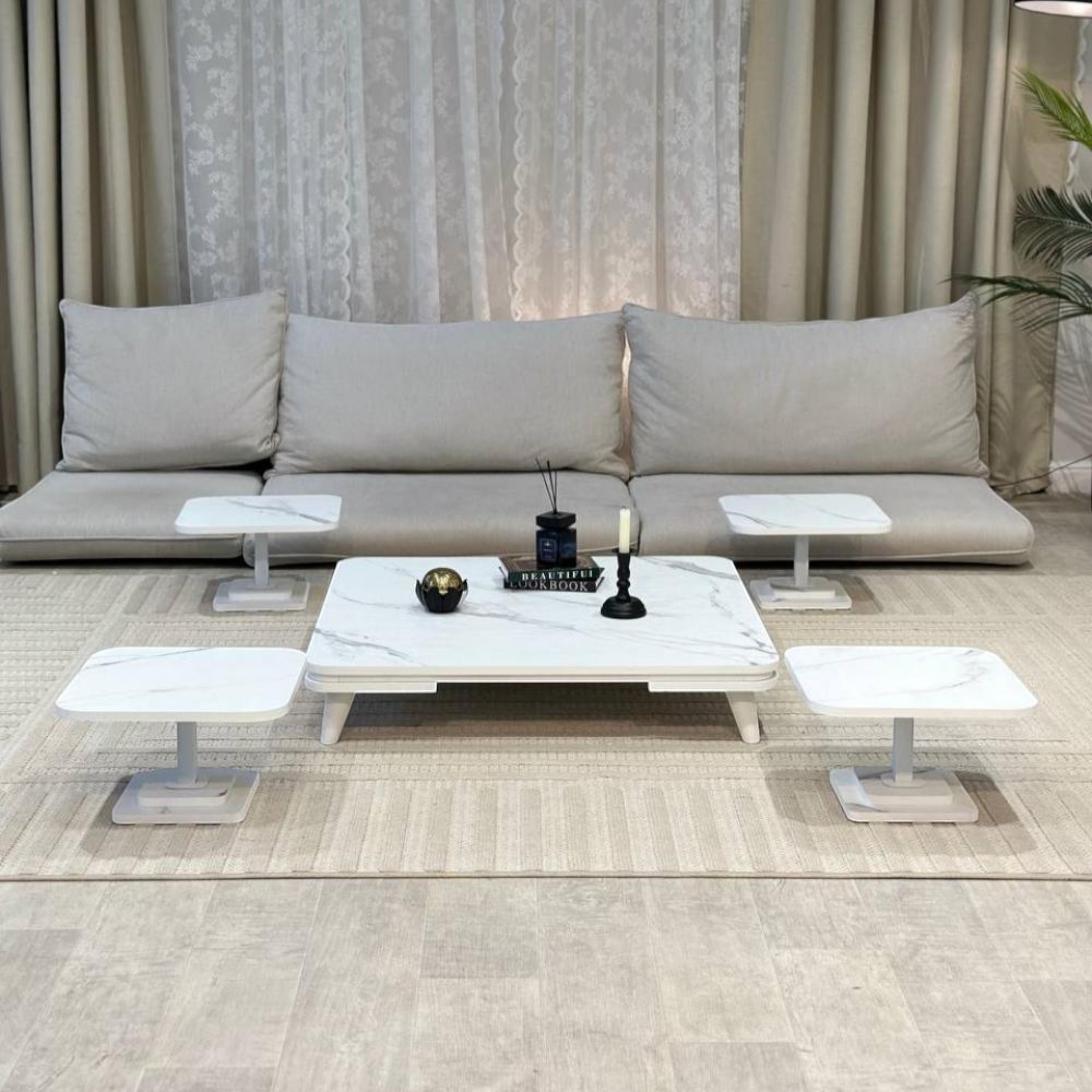 Wooden Top 5-Piece Table Set-furniture-livingroom-coffeetables-image-1