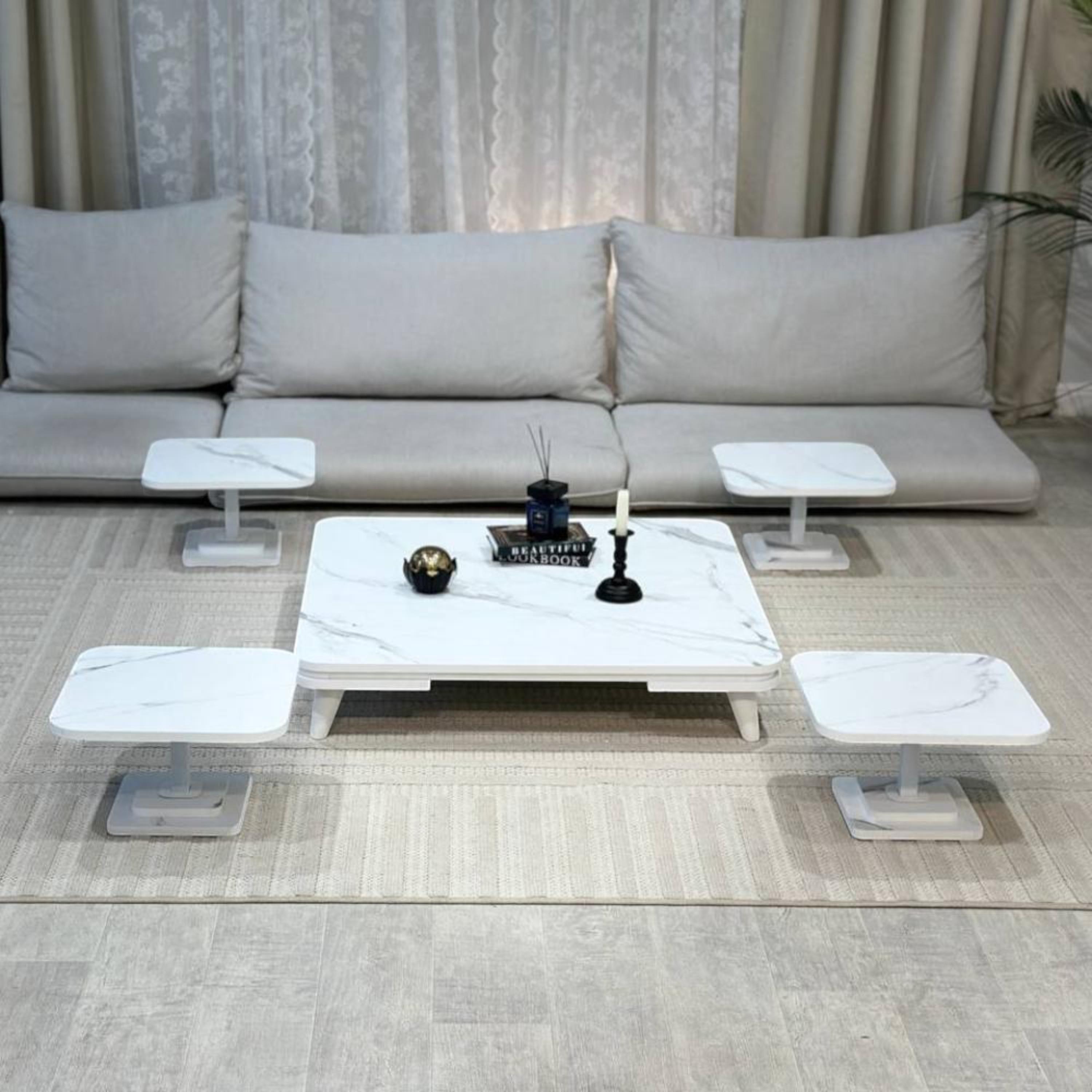 Wooden Top 5-Piece Table Set-furniture-livingroom-coffeetables-image-2