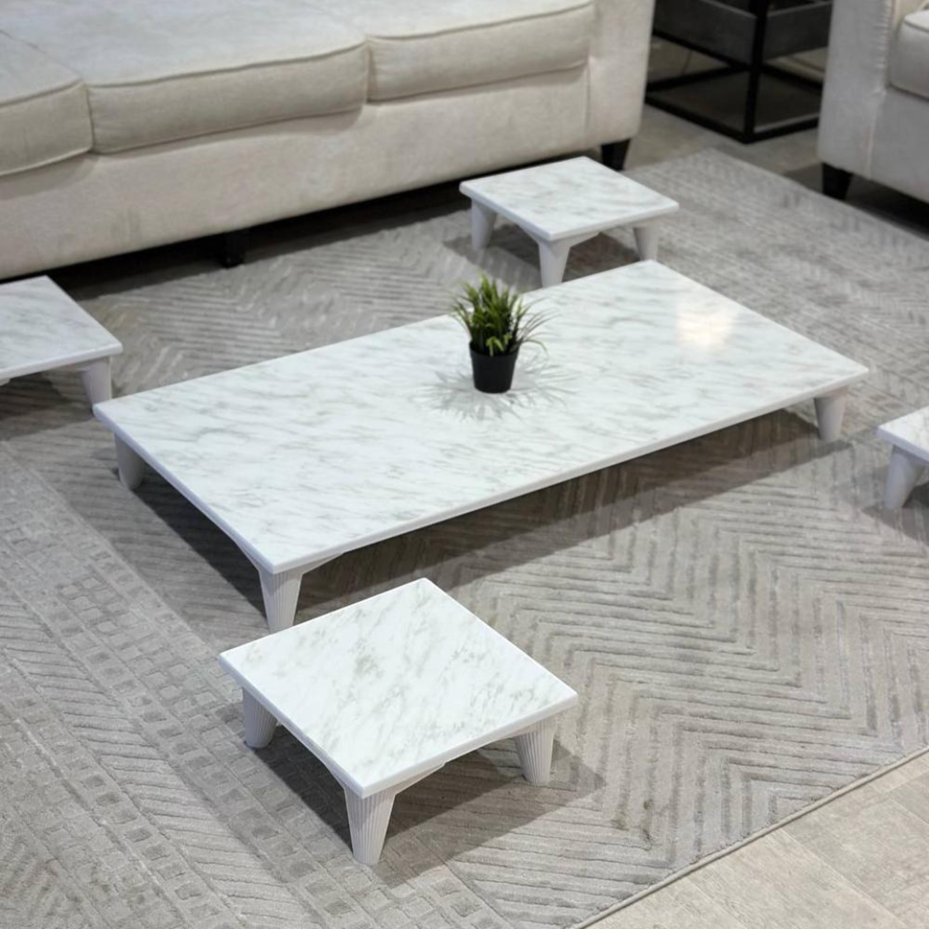 Wooden Top 5-Piece Table Set-furniture-livingroom-coffeetables-image-2
