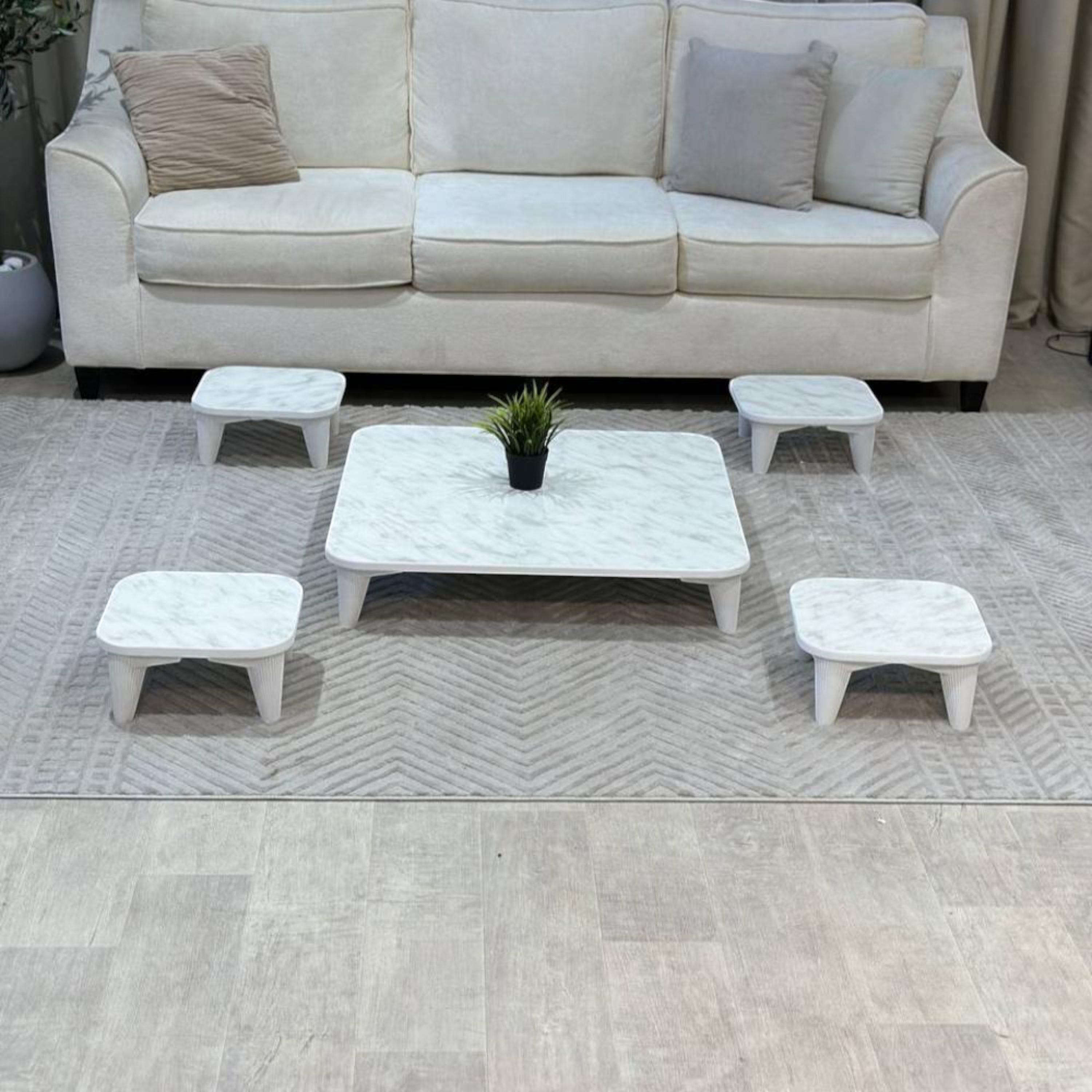 Wooden Top 5-Piece Table Set-furniture-livingroom-coffeetables-image-2