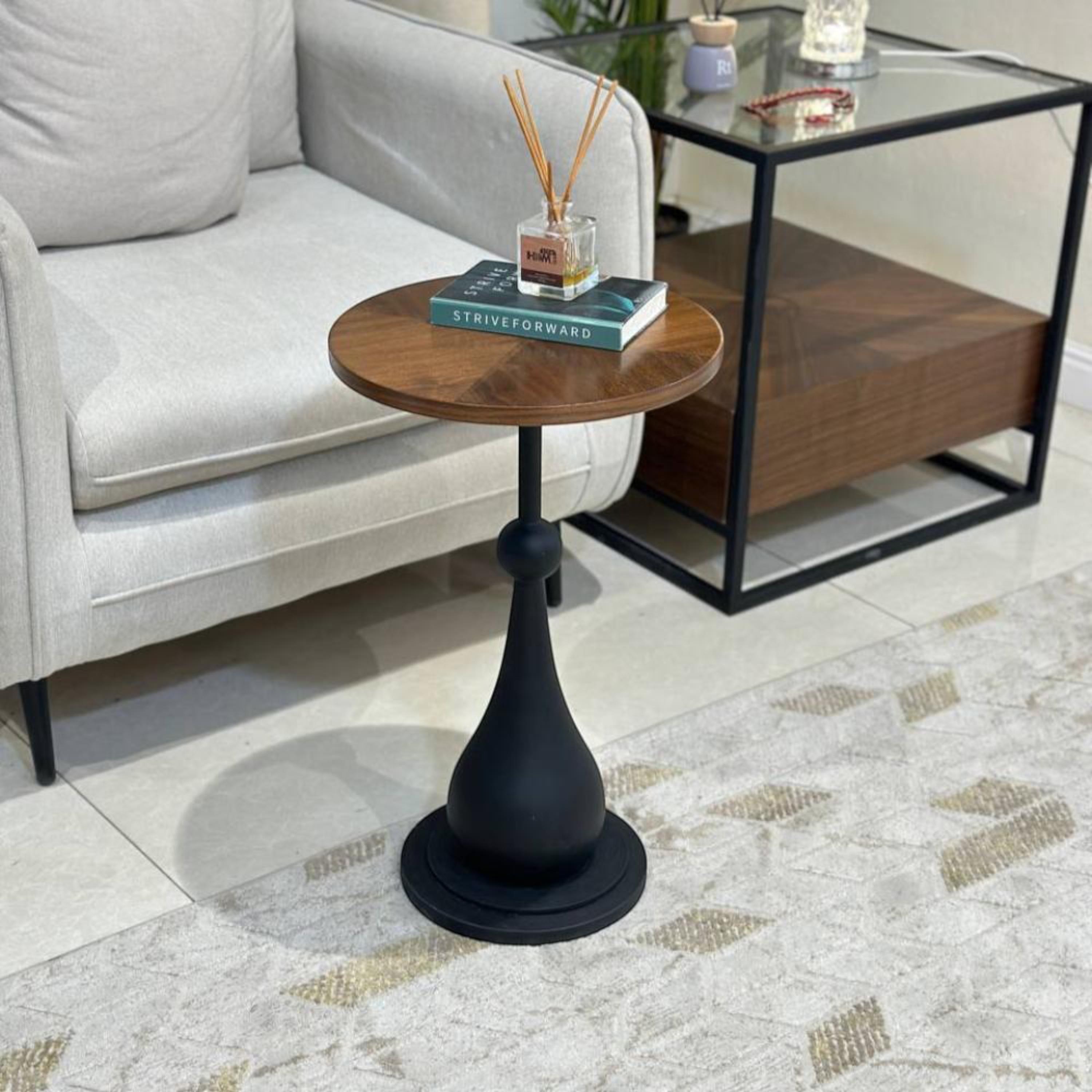 Wooden Top 5-Piece Coffee Table and Side Table Set-furniture-livingroom-coffeetables-image-2