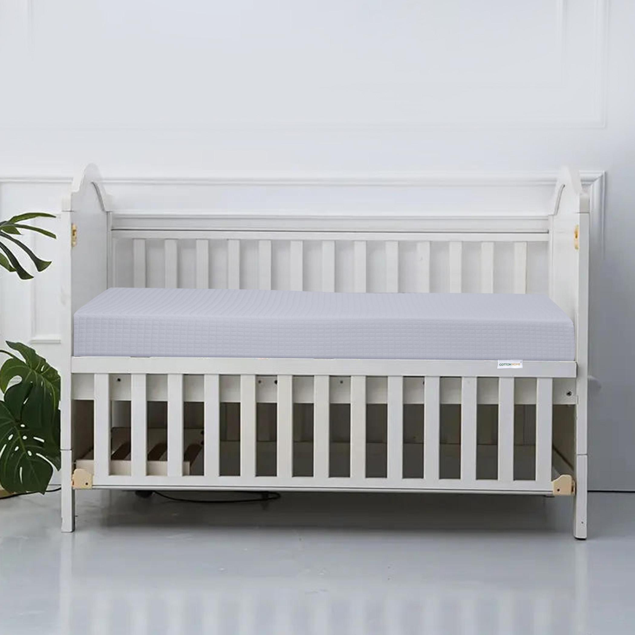 مرتبة سرير أطفال ميموري فوم مع غطاء محبوك من ألتيما - 60x120 سم-hbxfurniture-mattresses-toddler-image-1