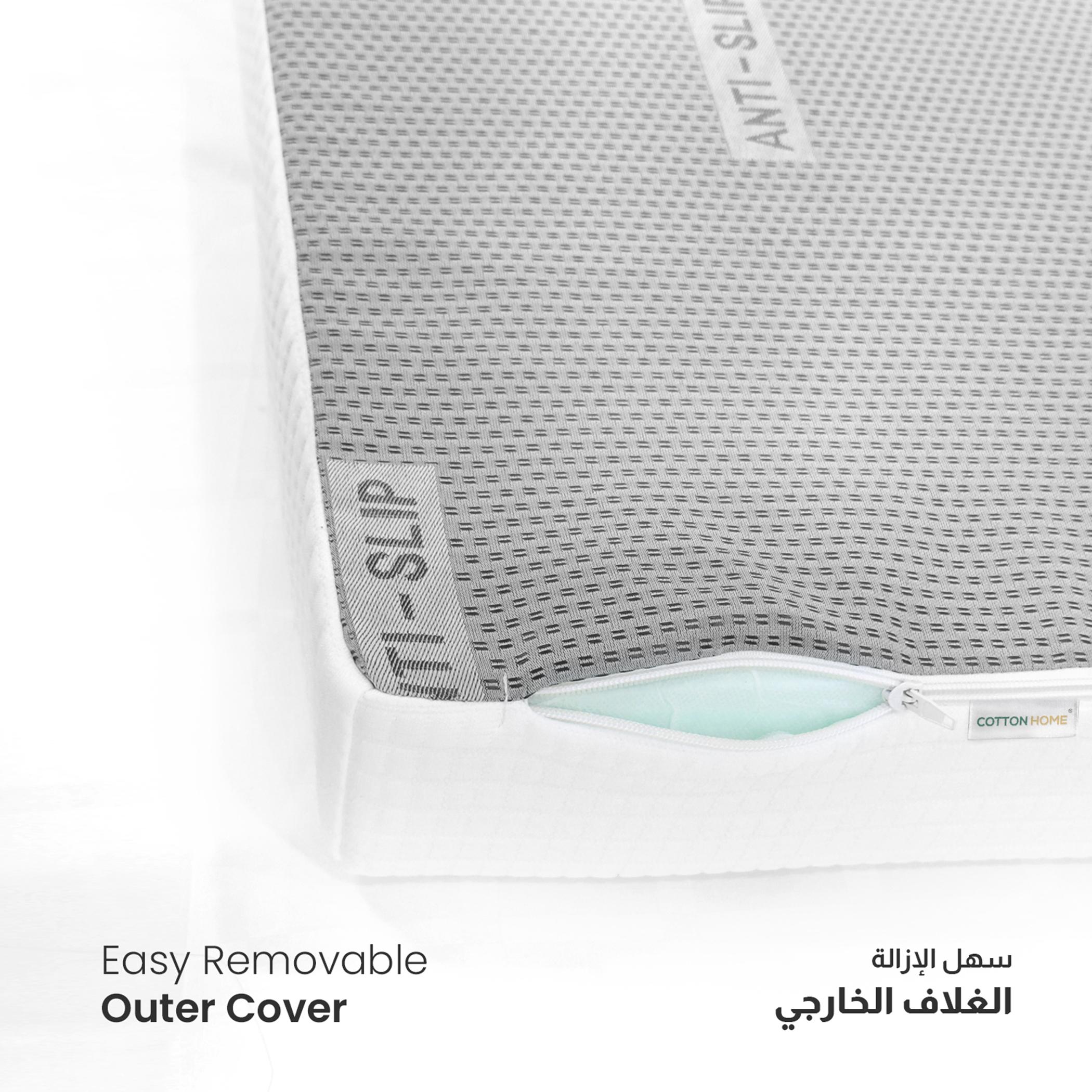 مرتبة سرير أطفال ميموري فوم مع غطاء محبوك من ألتيما - 60x120 سم-hbxfurniture-mattresses-toddler-image-5