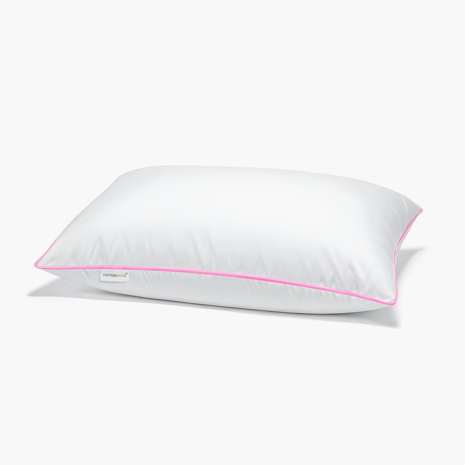 وسادة أطفال قطن بخيط وردي من ألتيما - 45x30 سم-hbxdecorandfurnishings-bedding-duvetsandpillows-image-1