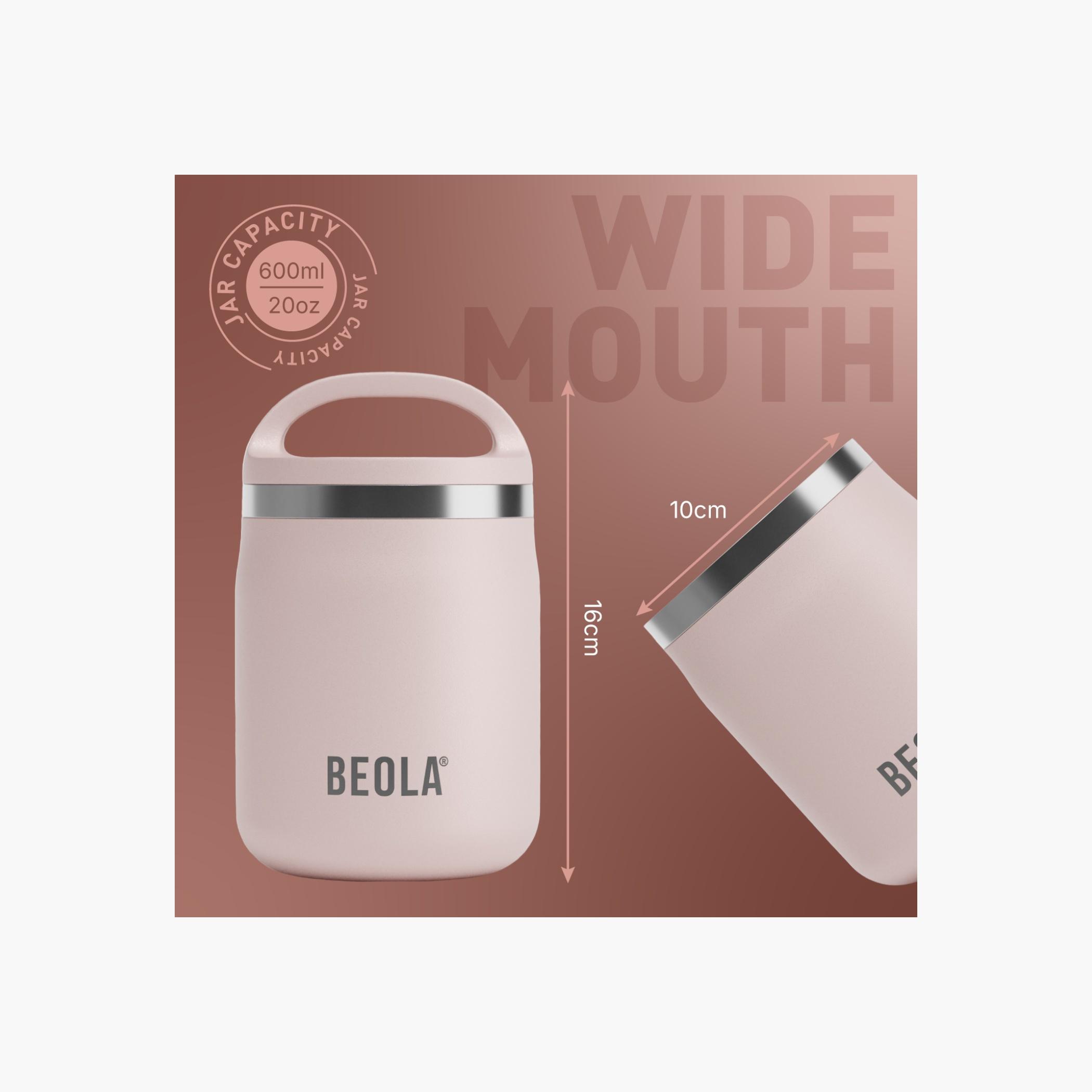 BEOLA Solid Food Jar with Snack Container - 600 ml-school-lunchessentials-lunchboxes-image-3