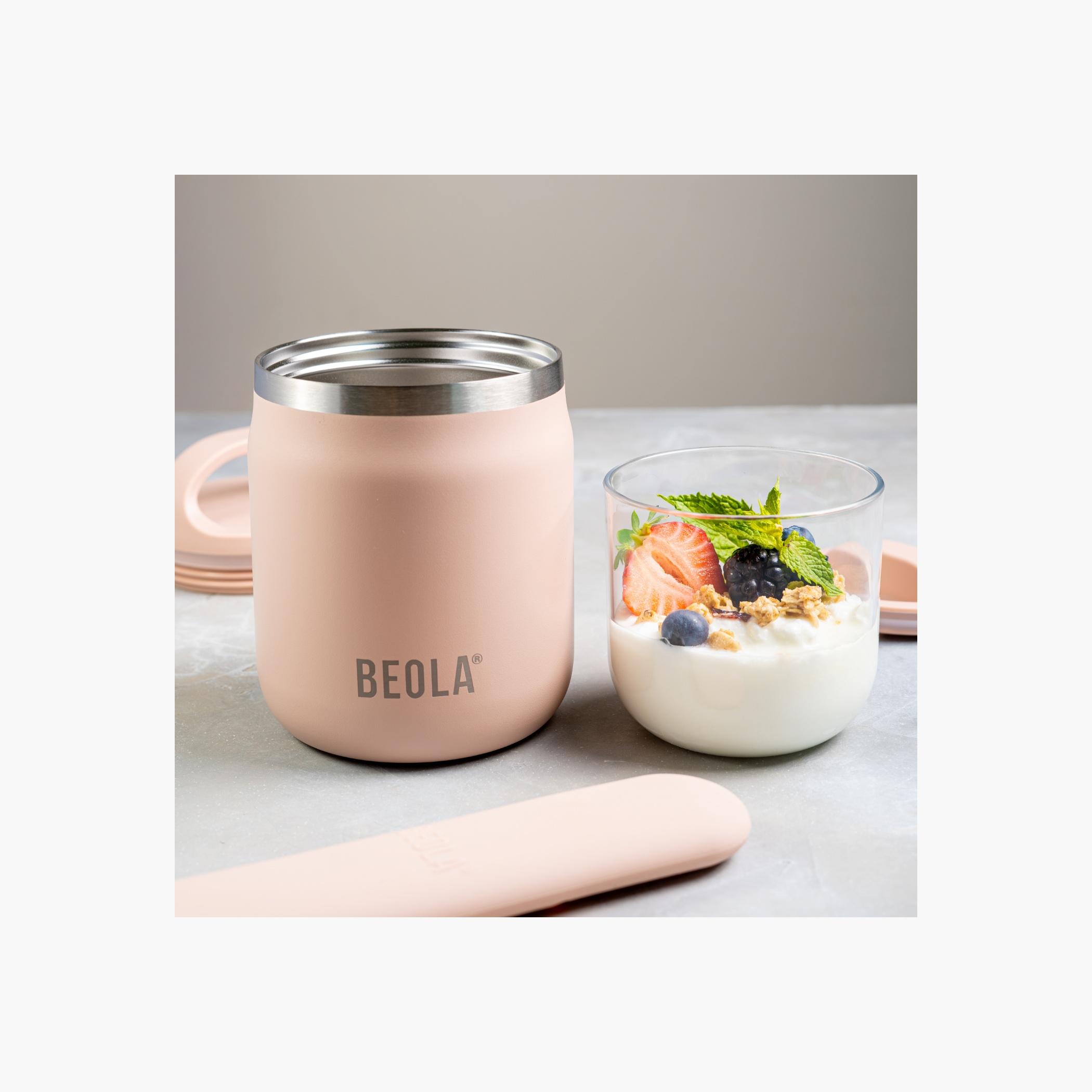 BEOLA Solid Food Jar with Snack Container - 600 ml-school-lunchessentials-lunchboxes-image-4