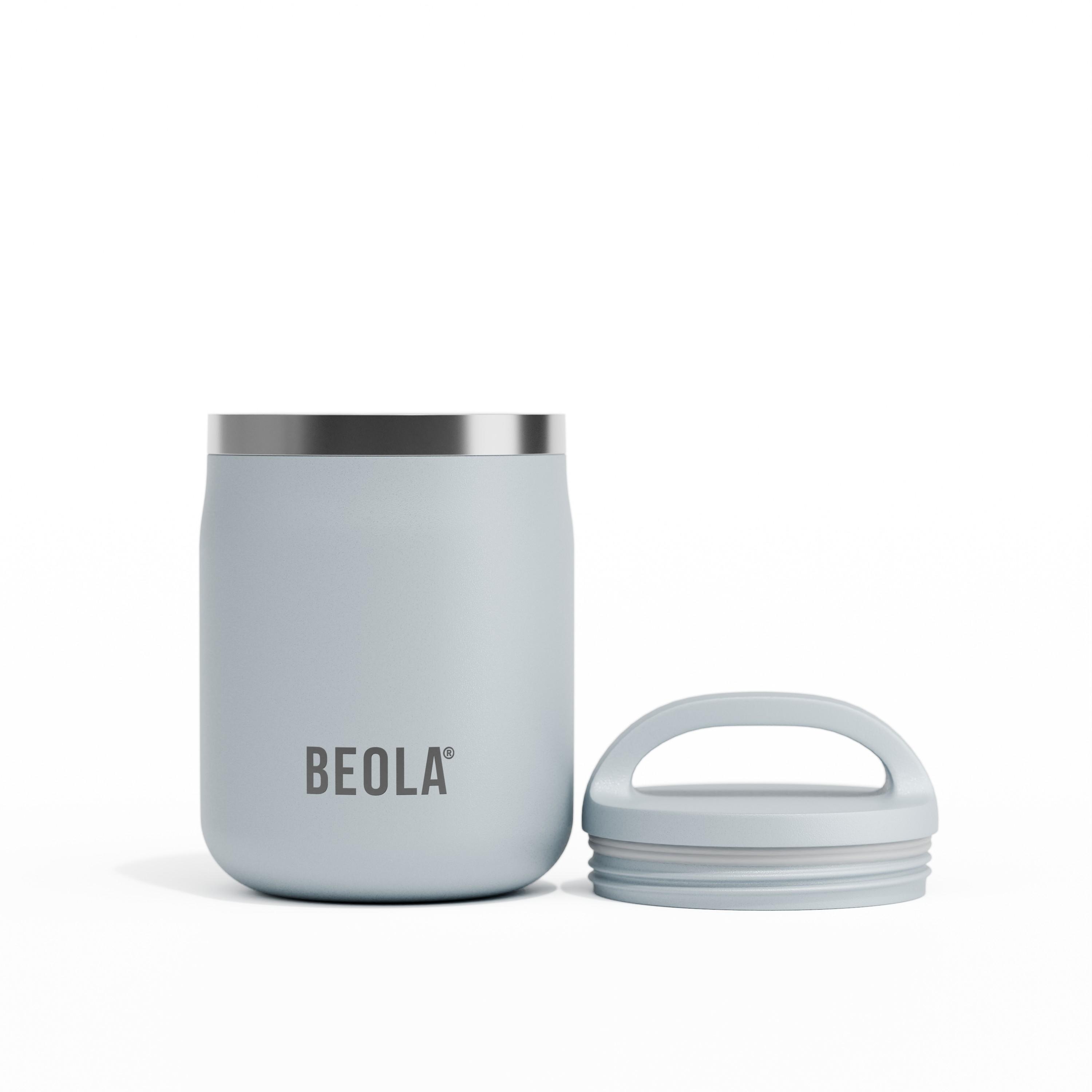 BEOLA Solid Food Jar with Snack Container - 600 ml-school-lunchessentials-lunchboxes-image-2