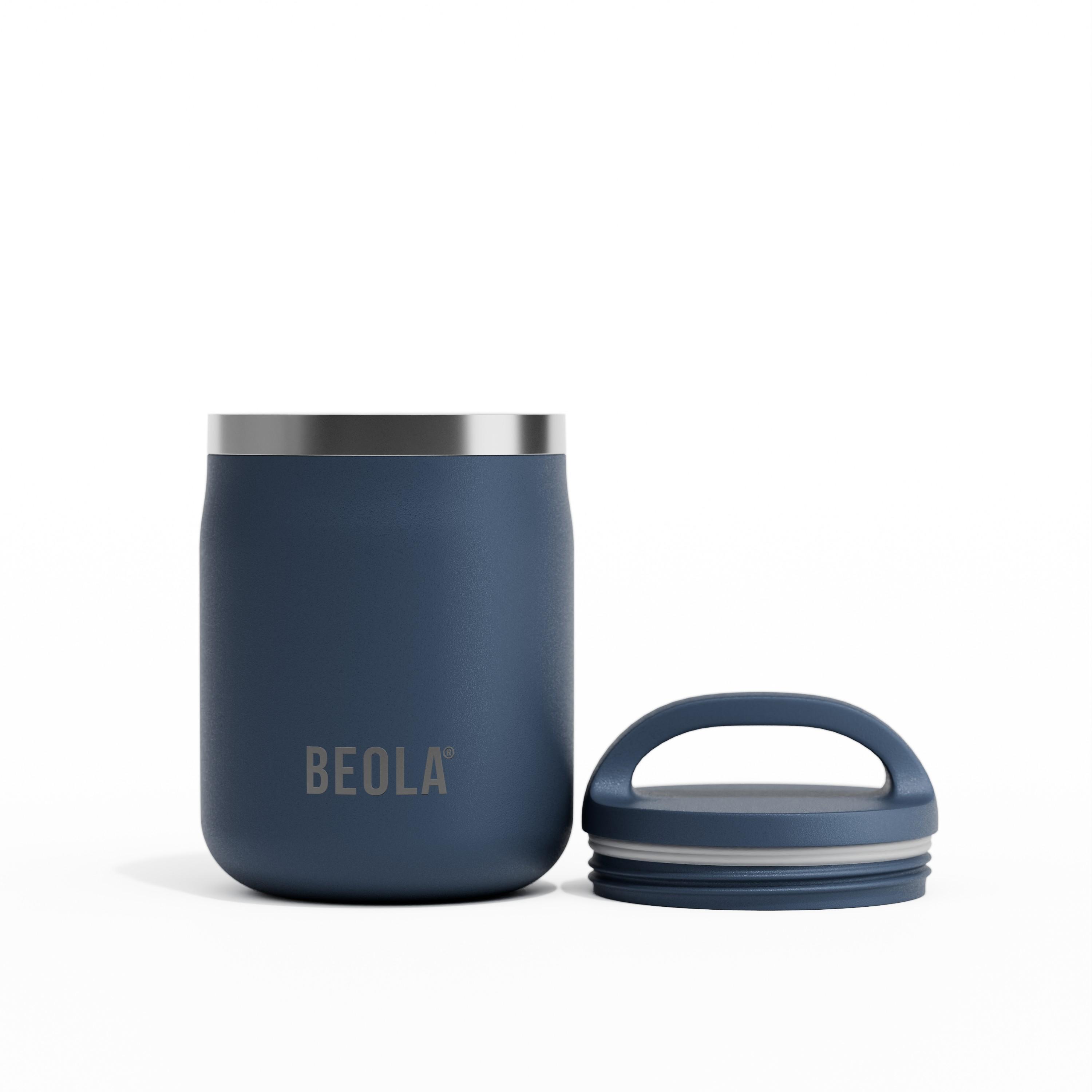 BEOLA Solid Food Jar with Snack Container - 600 ml-school-lunchessentials-lunchboxes-image-2