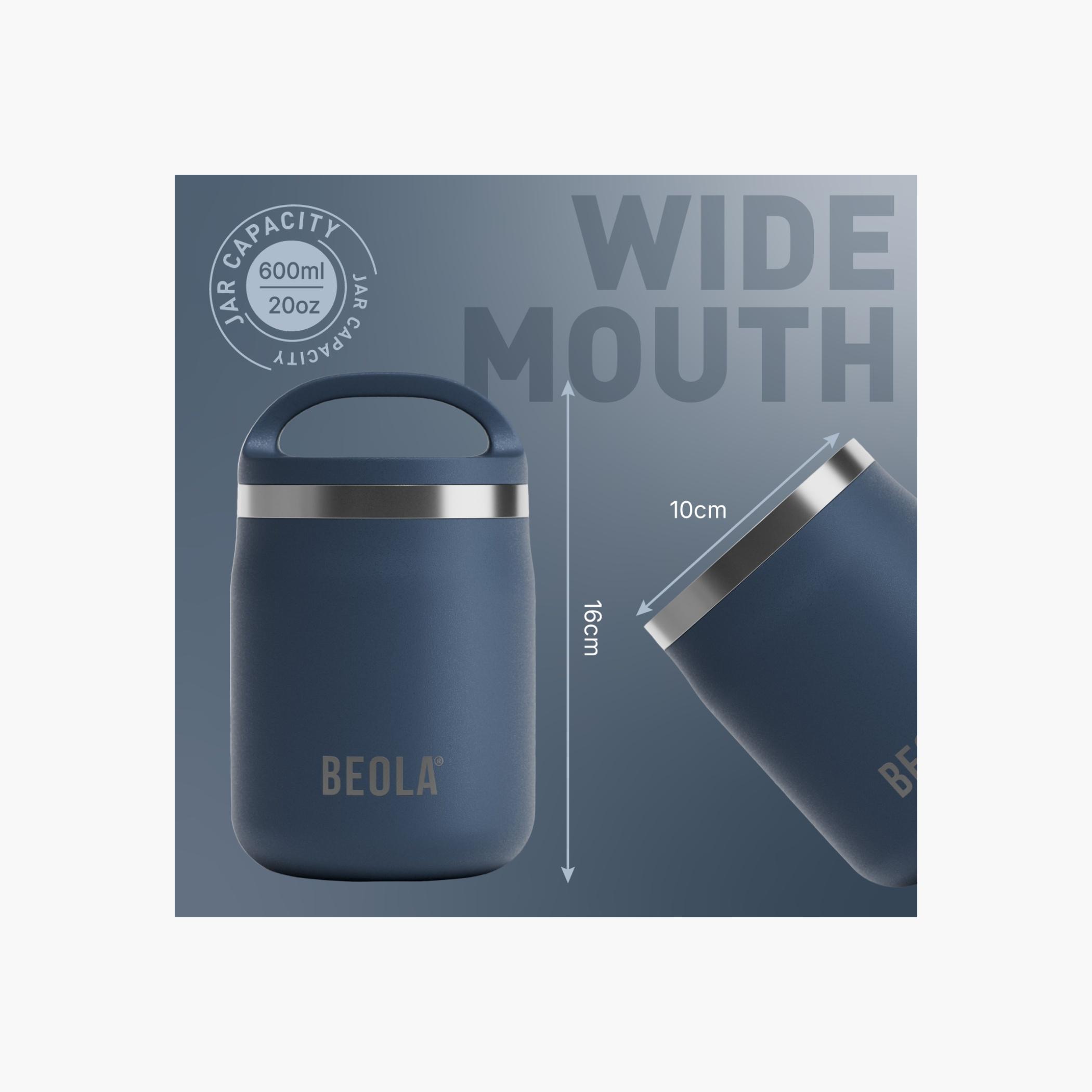BEOLA Solid Food Jar with Snack Container - 600 ml-school-lunchessentials-lunchboxes-image-5