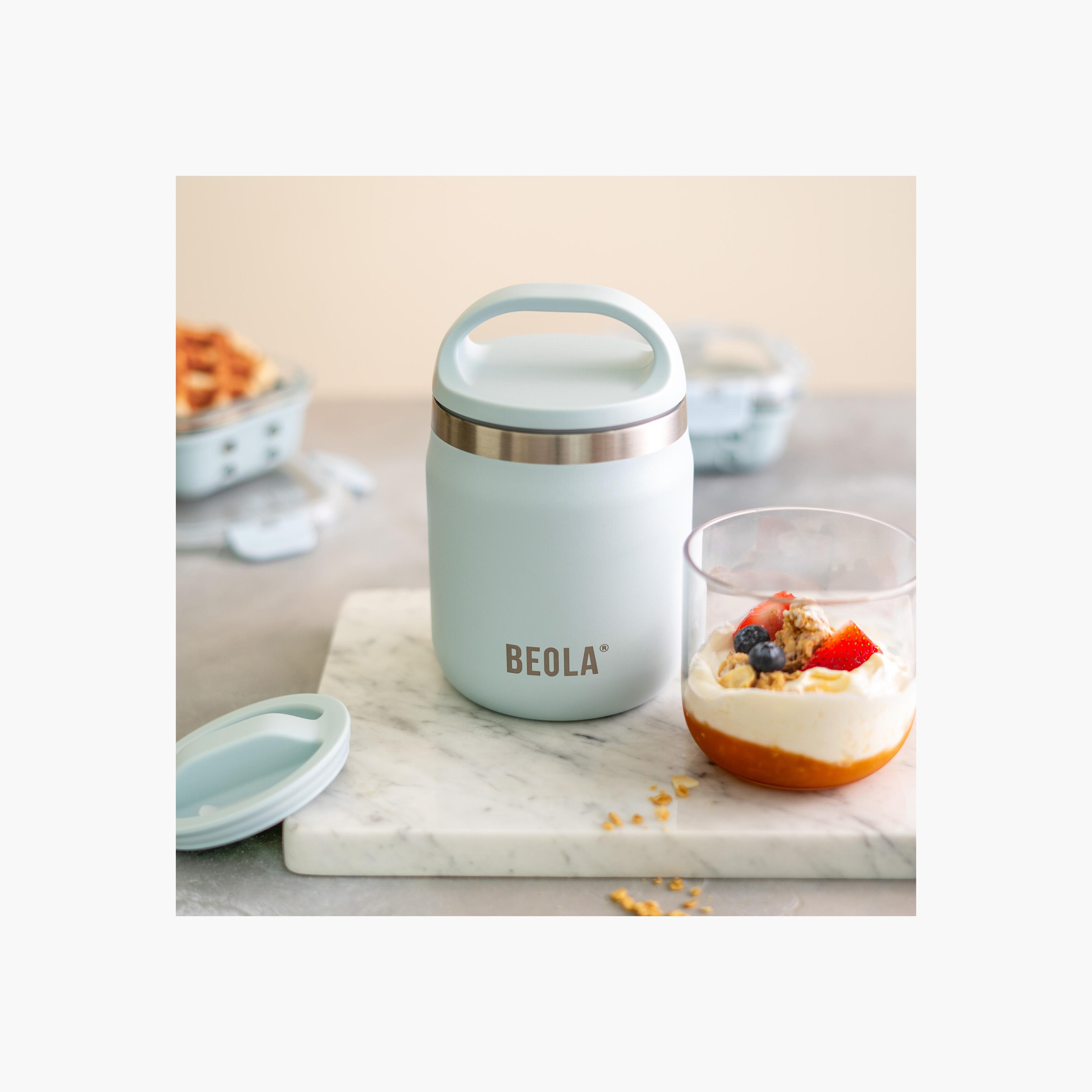 BEOLA Solid Food Jar with Snack Container - 600 ml-school-lunchessentials-lunchboxes-image-4
