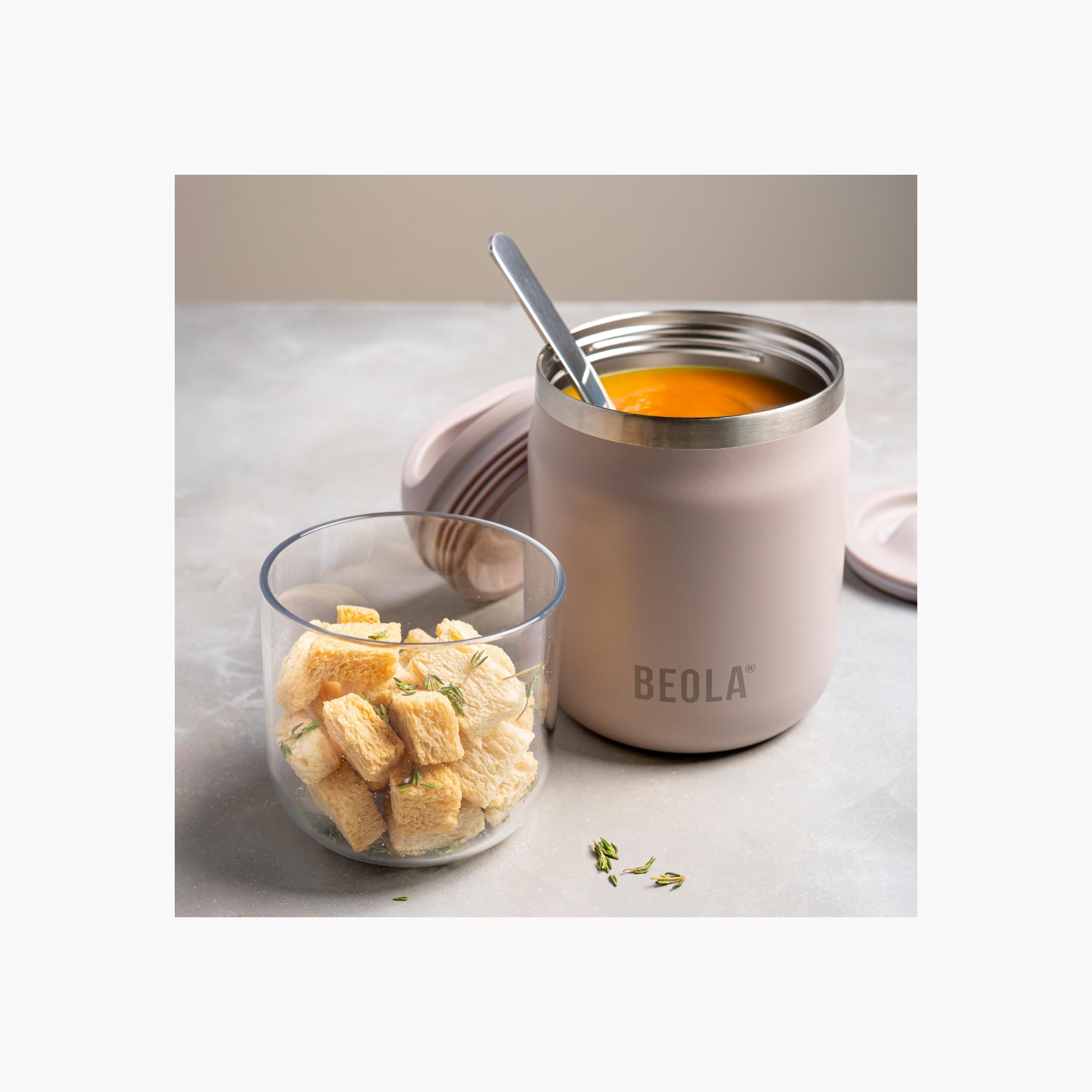 BEOLA Solid Food Jar with Snack Container - 600 ml-school-lunchessentials-lunchboxes-image-5