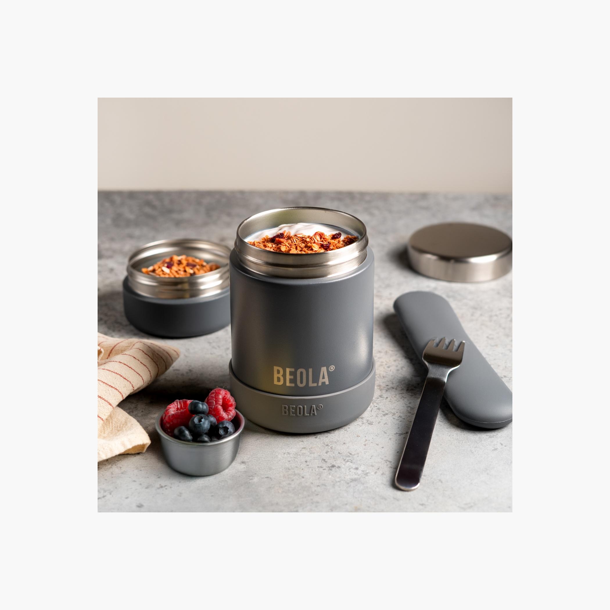 BEOLA Solid Vacuum Insulated Food Jar - 450 ml-school-lunchessentials-lunchboxes-image-2