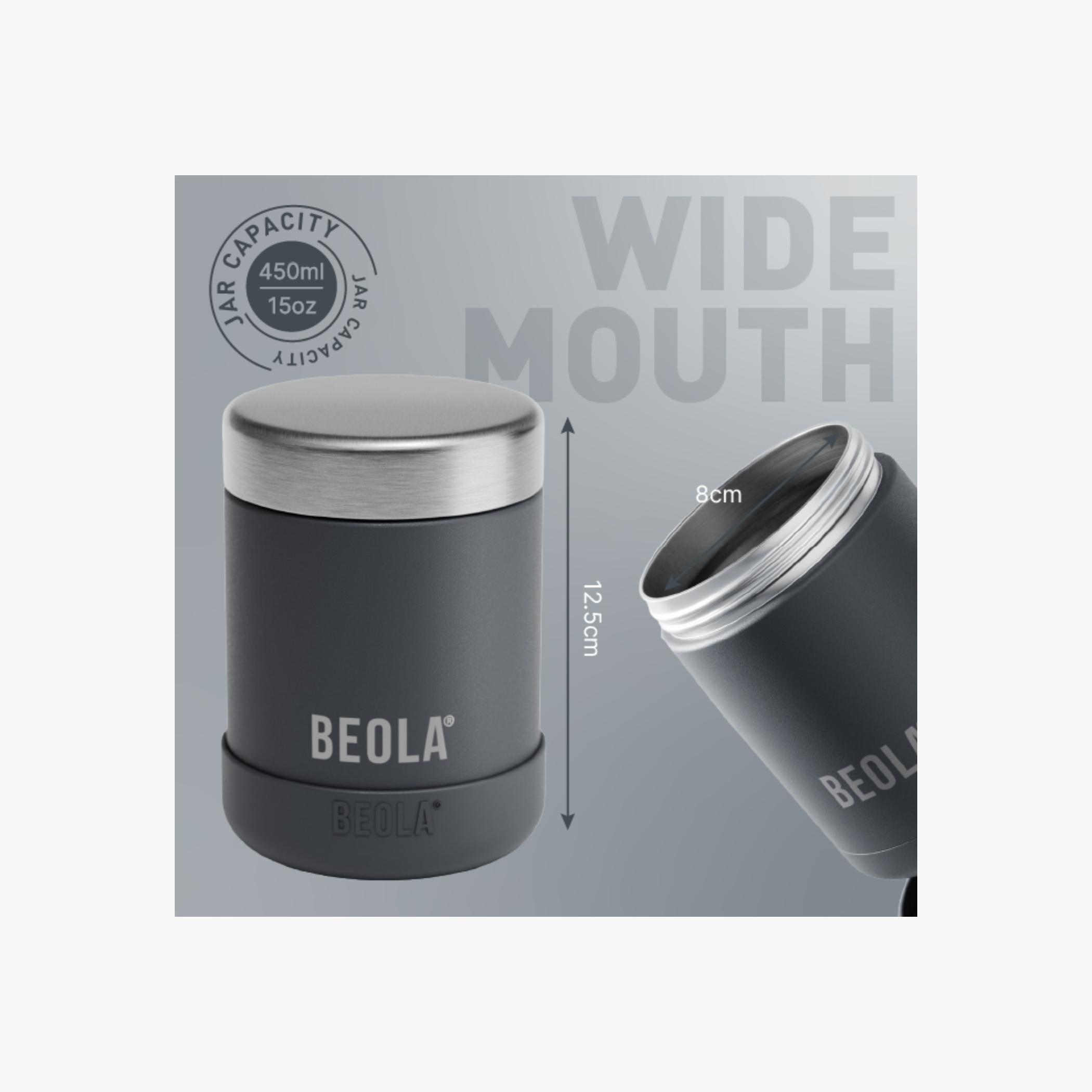 BEOLA Solid Vacuum Insulated Food Jar - 450 ml-school-lunchessentials-lunchboxes-image-4