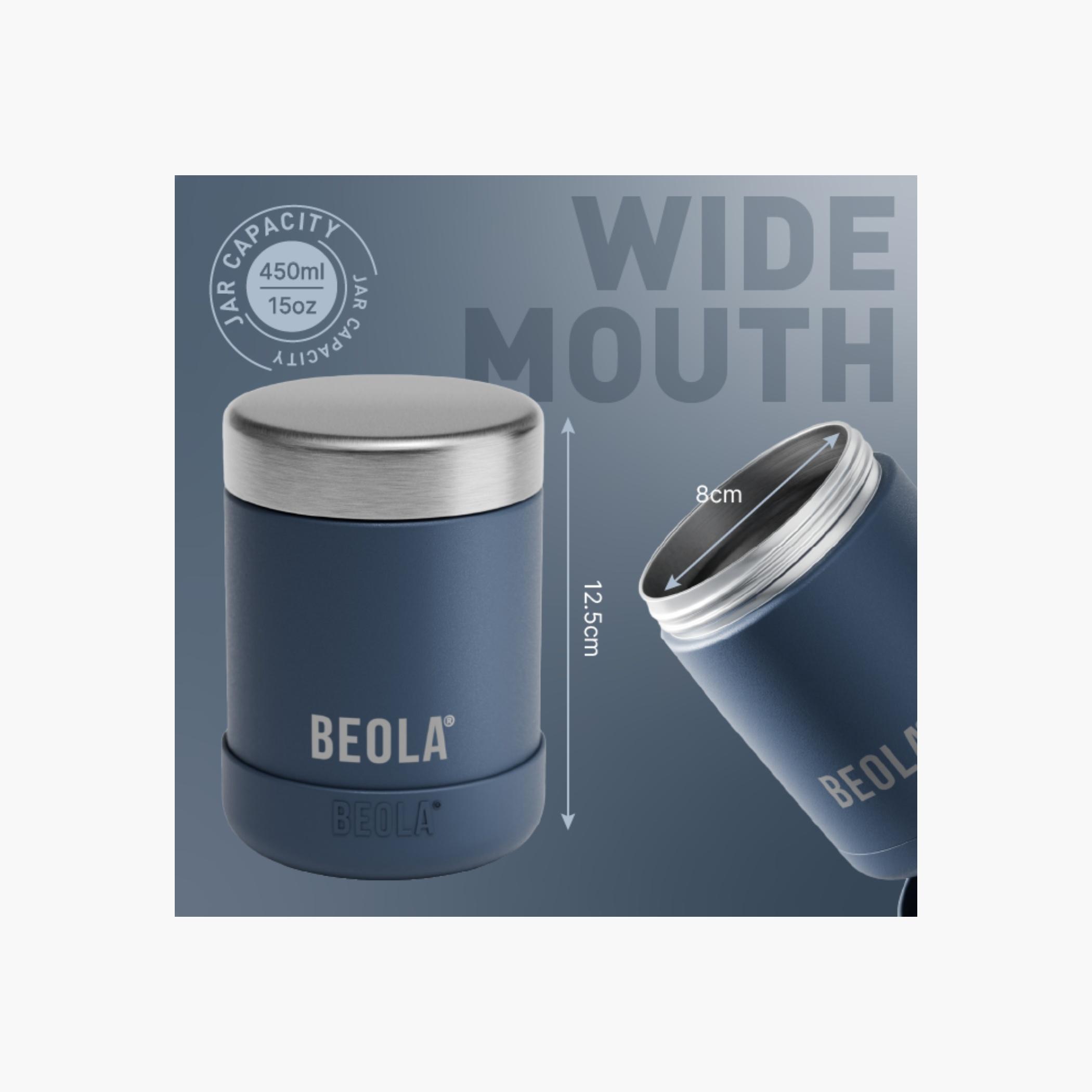 BEOLA Solid Vacuum Insulated Food Jar - 450 ml-school-lunchessentials-lunchboxes-image-2