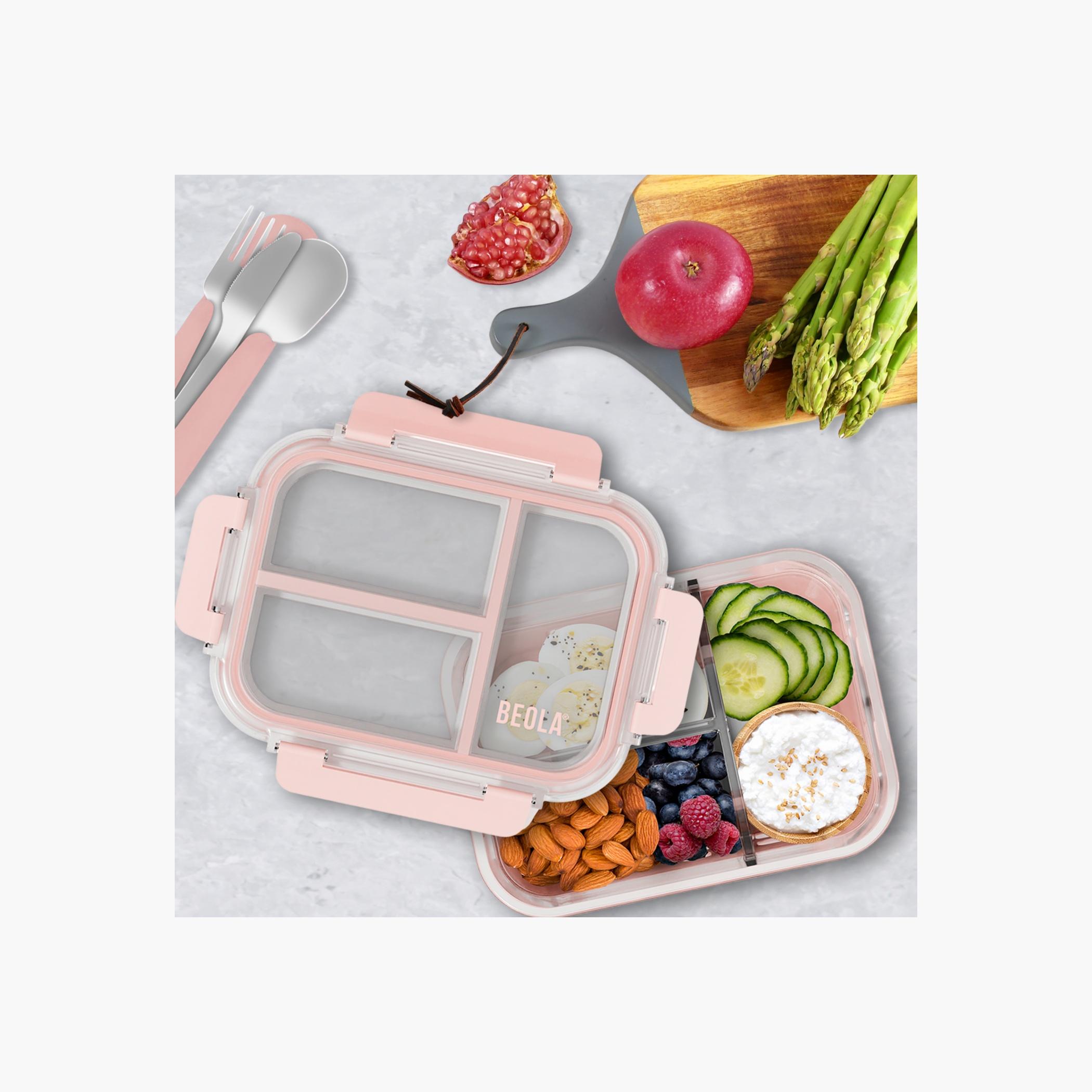 BEOLA 2-Piece Glass Food Storage Container Set - 1 L-school-lunchessentials-lunchboxes-image-3