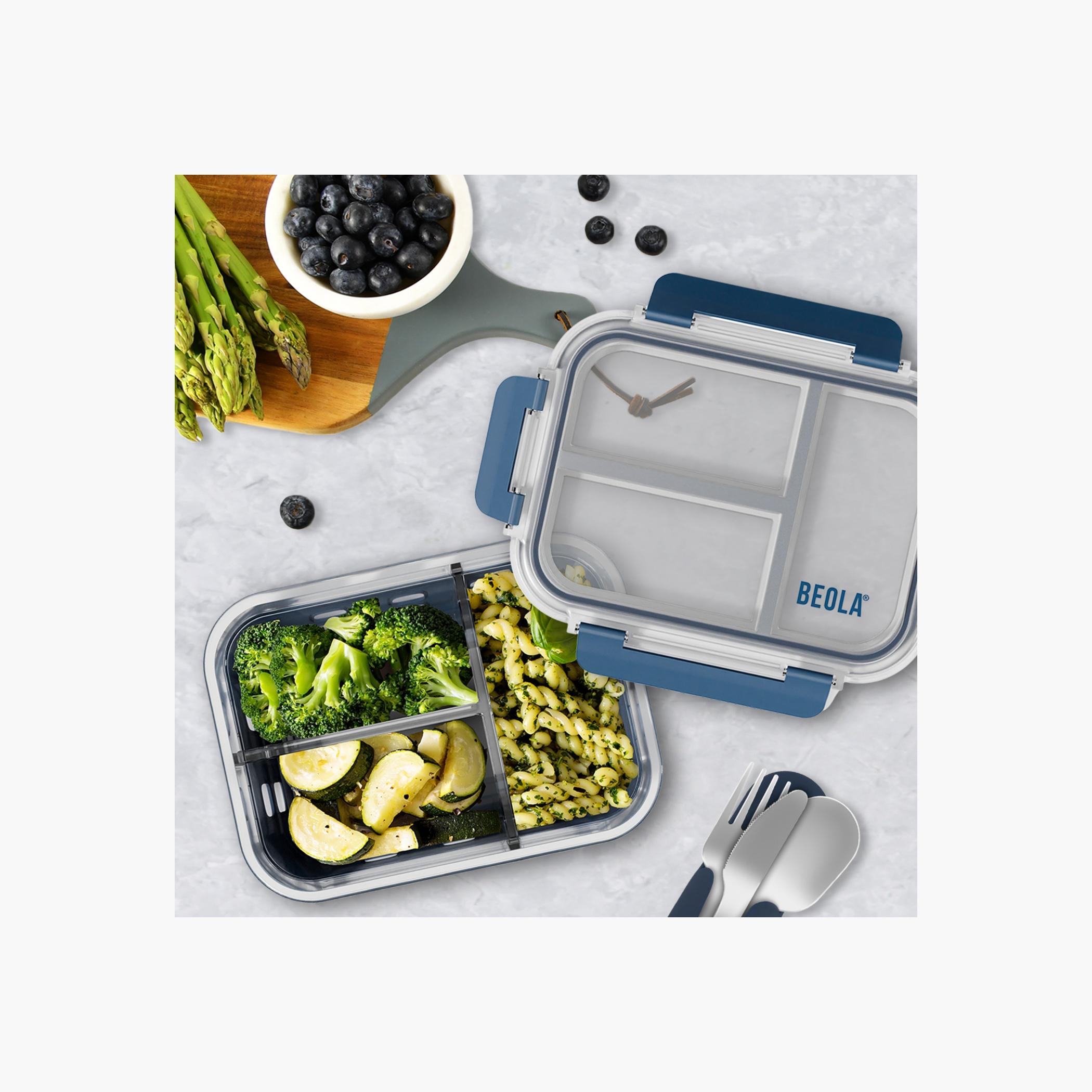 BEOLA 2-Piece Glass Food Storage Container Set - 1 L-school-lunchessentials-lunchboxes-image-5